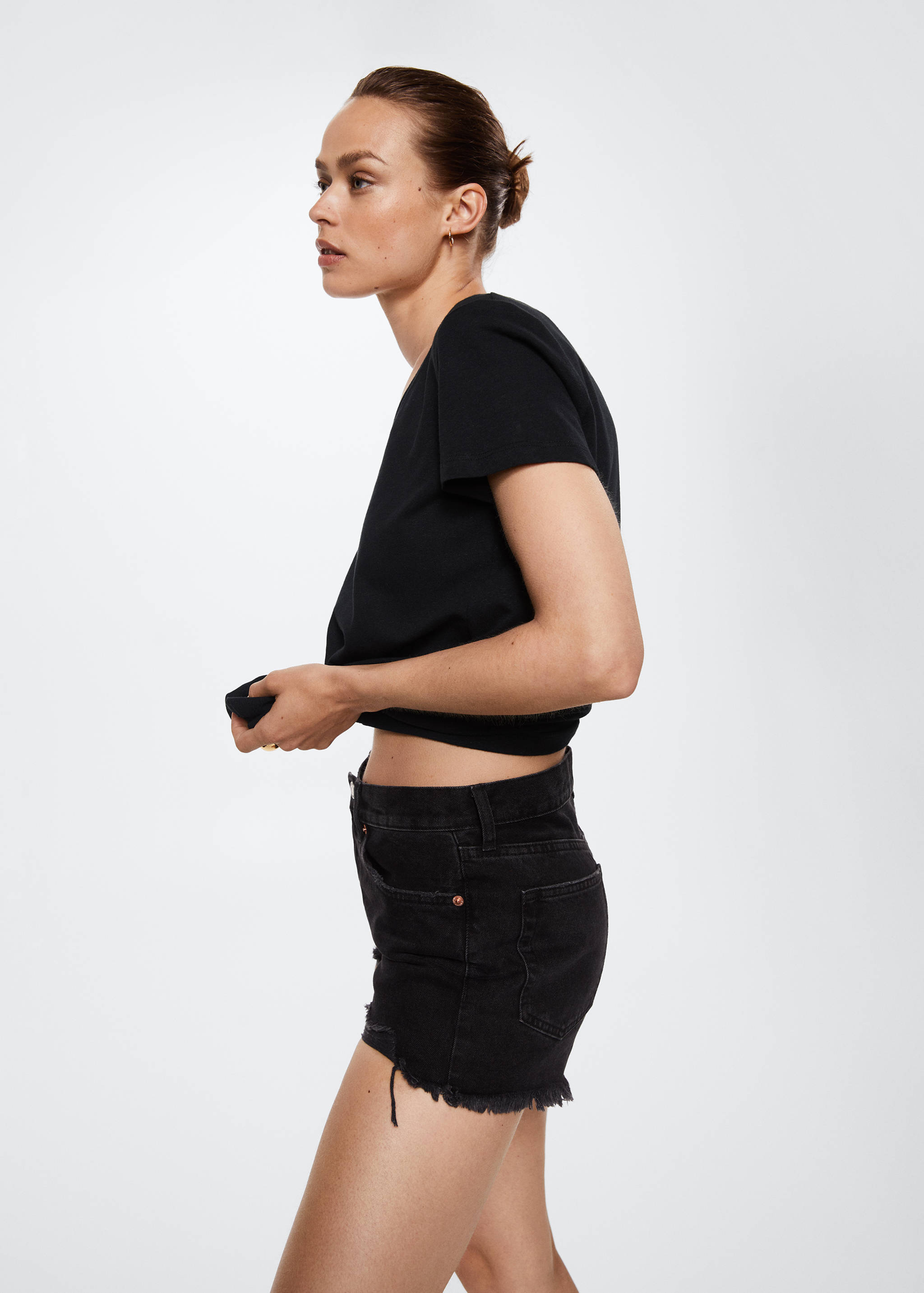 Μπλουζάκι βαμβάκι και λινό  - Λεπτομέρεια του προϊόντος 1