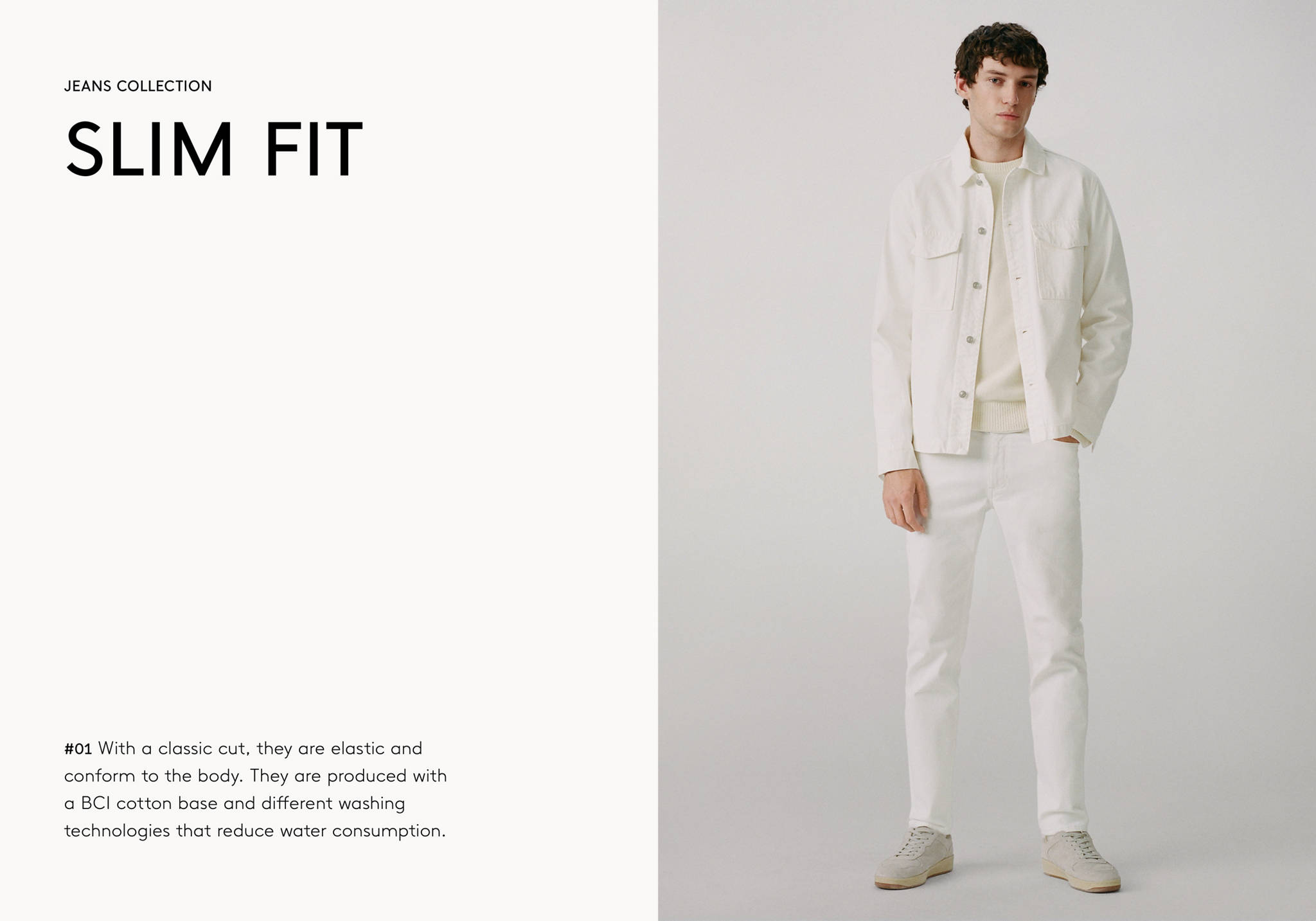 Jan slim-fit jeans - Panoramic plane