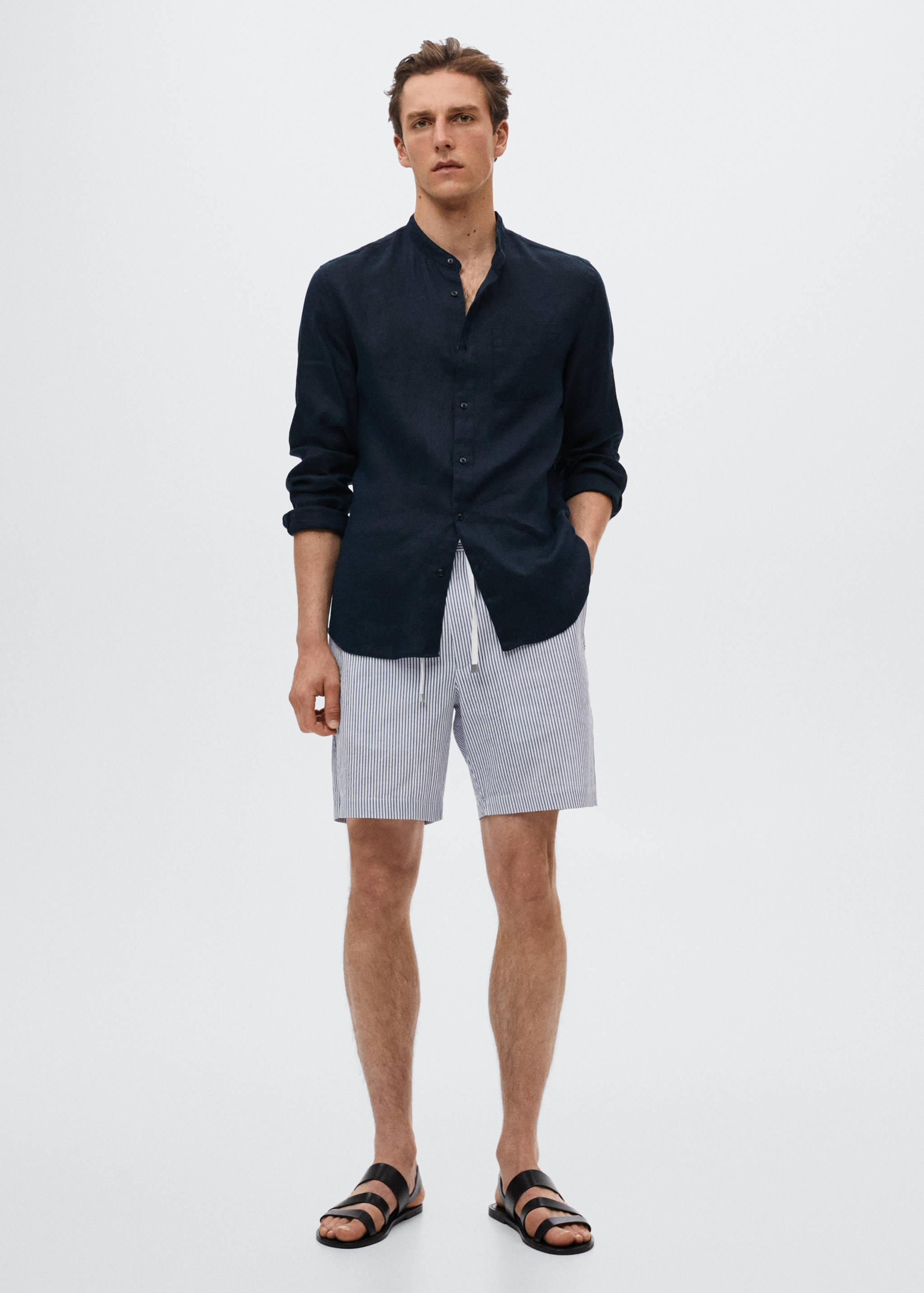 Bermuda seersucker rayures - Plan général