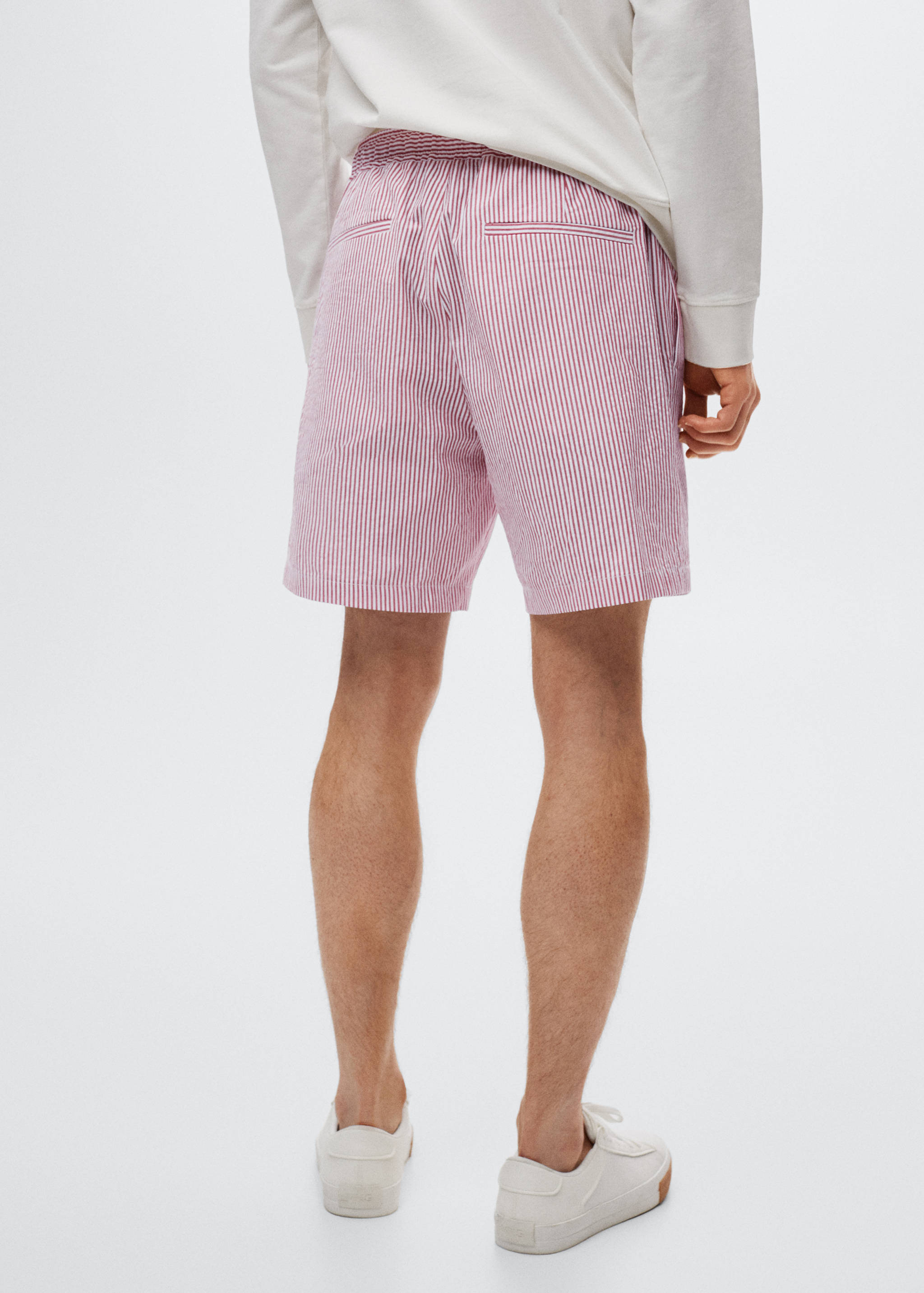 Bermuda seersucker rayures - Verso de l’article