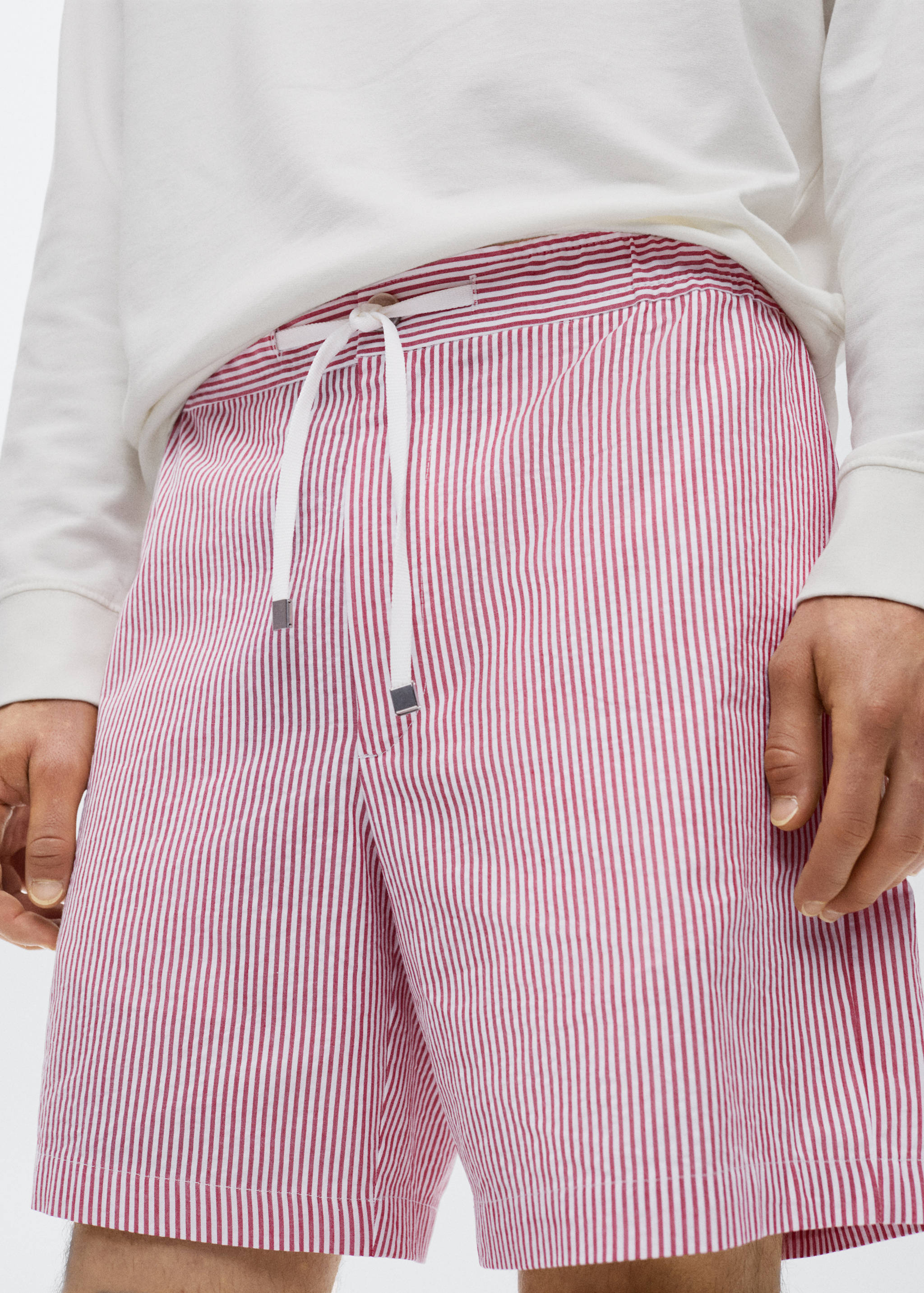 Bermuda seersucker rayures - Détail de l'article 1