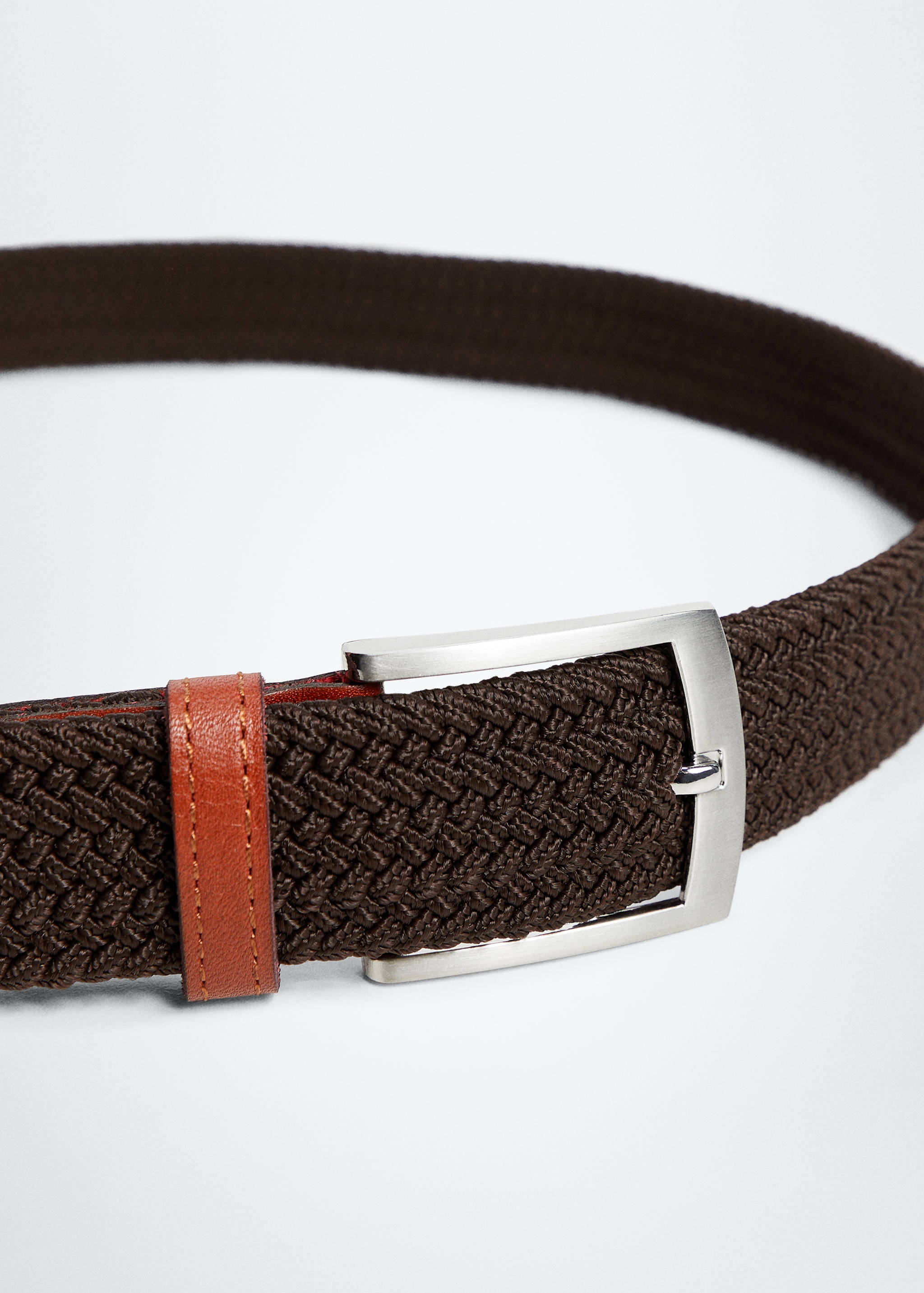 Braided elastic belt - Medium plane