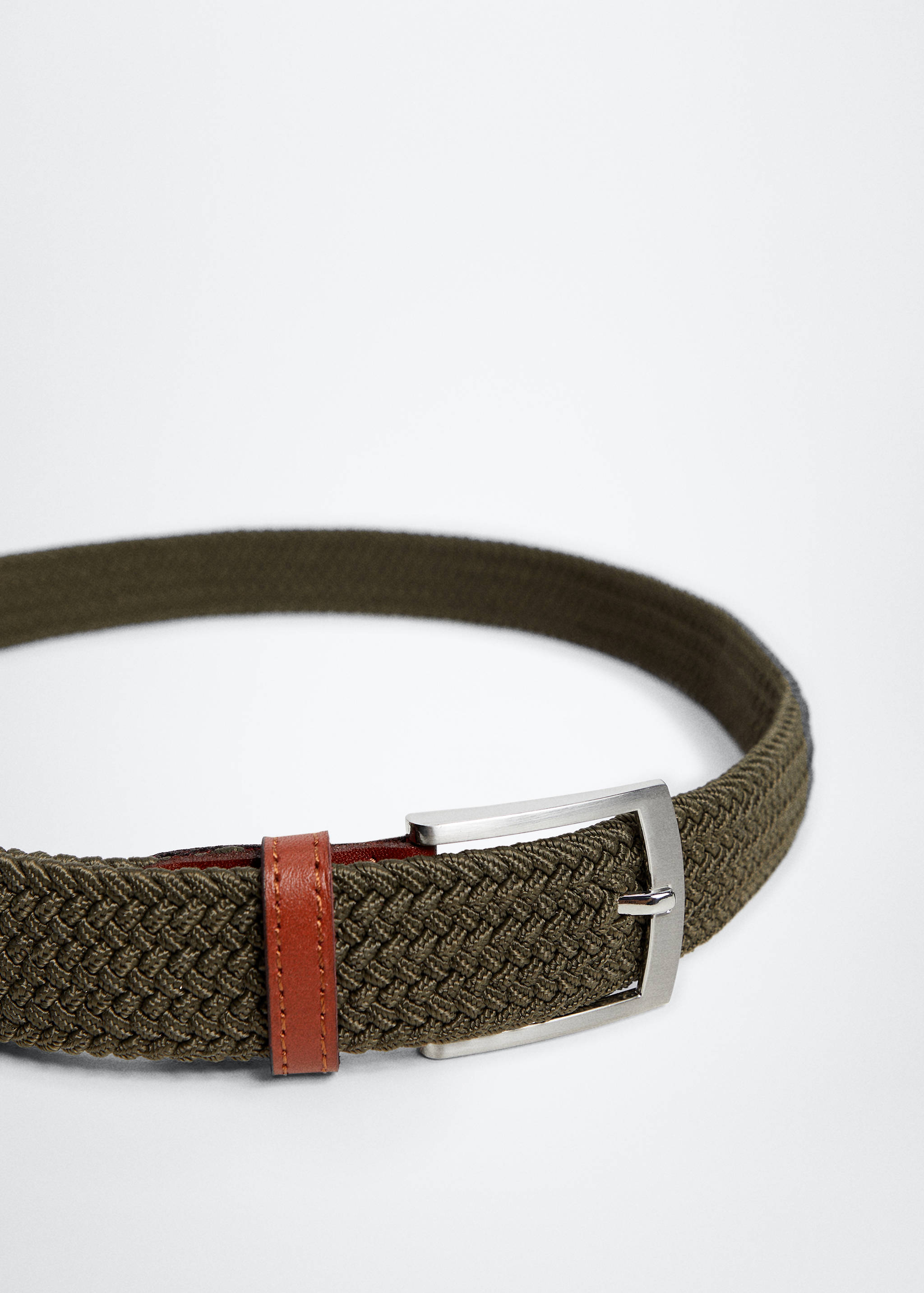 Braided elastic belt - Medium plane