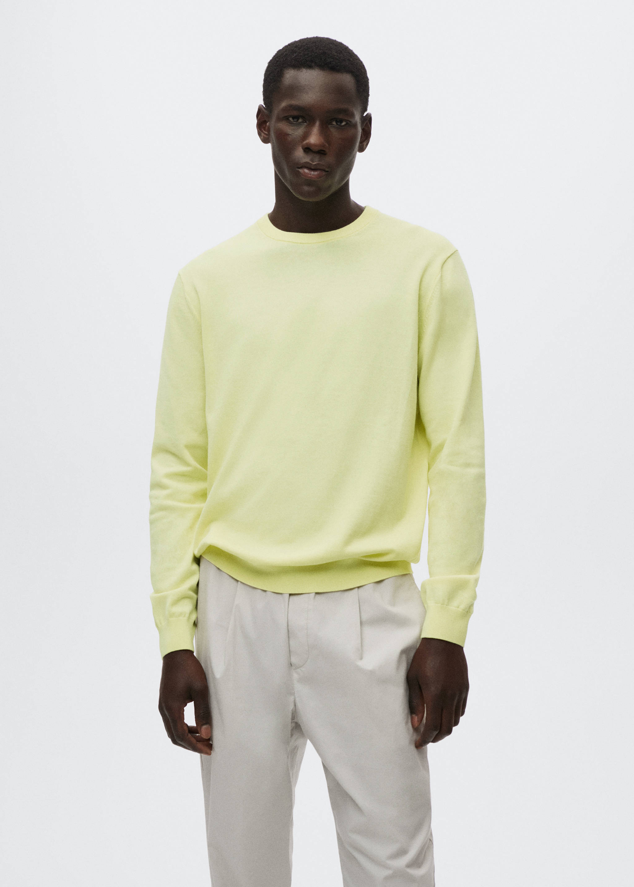 Jersey fino algodón - Plano medio