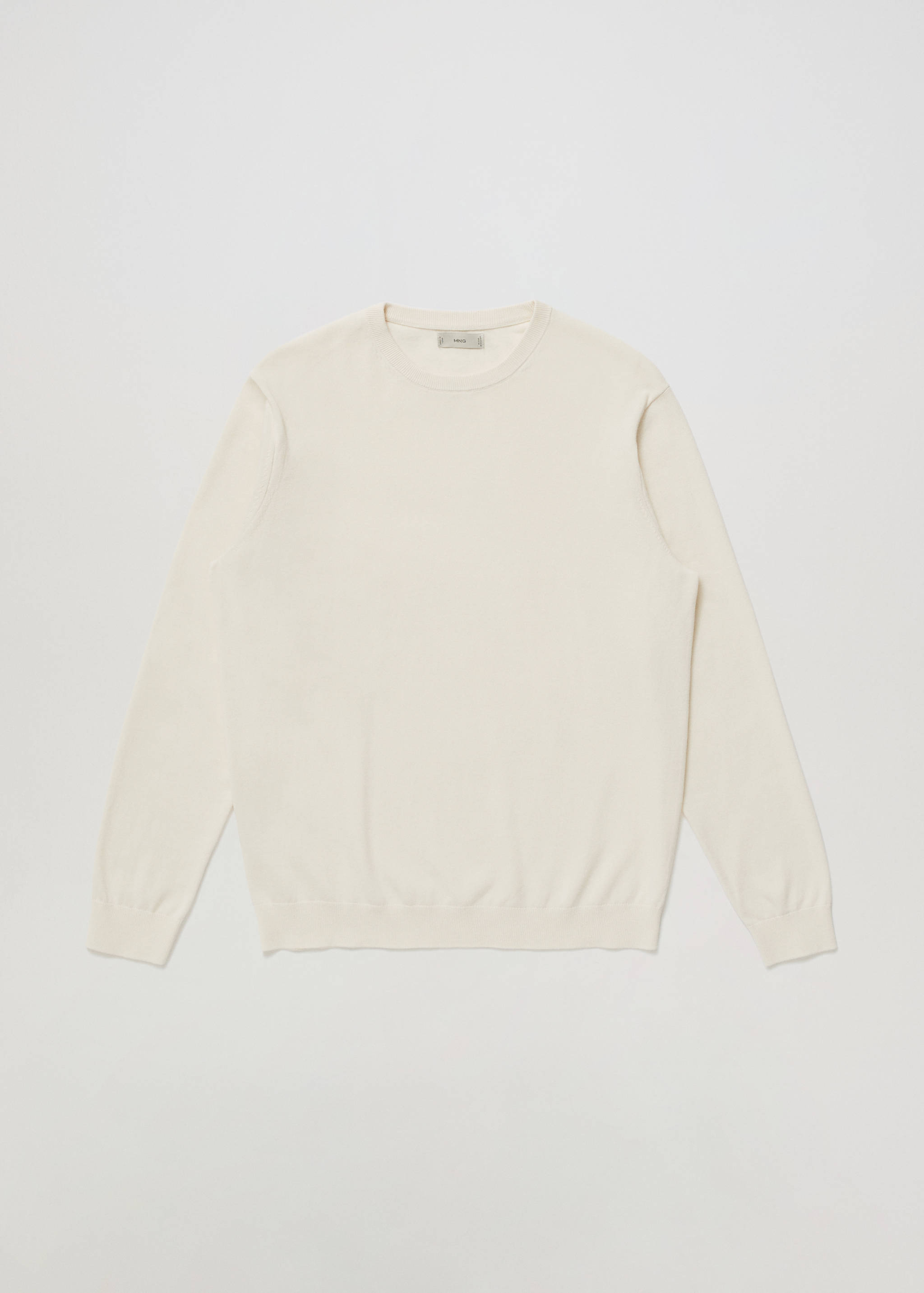 Fine-knit cotton sweater - Details of the article 4