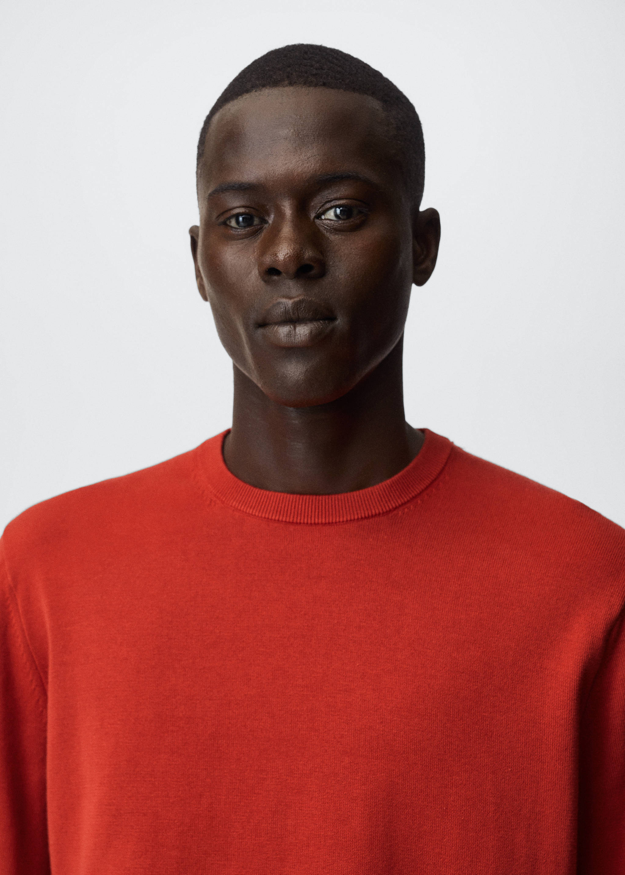 Fine-knit cotton sweater - Details of the article 1