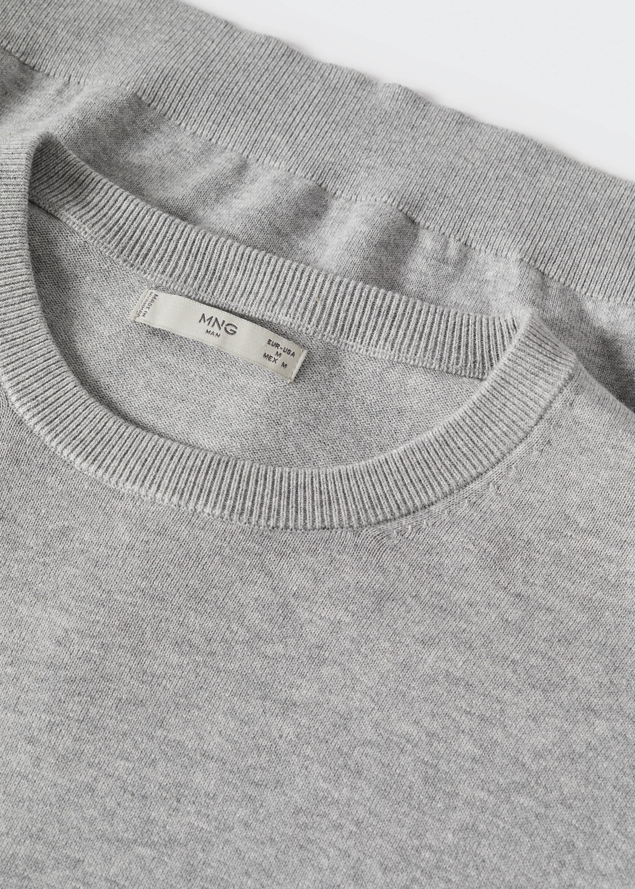 Fine-knit cotton sweater - Details of the article 8