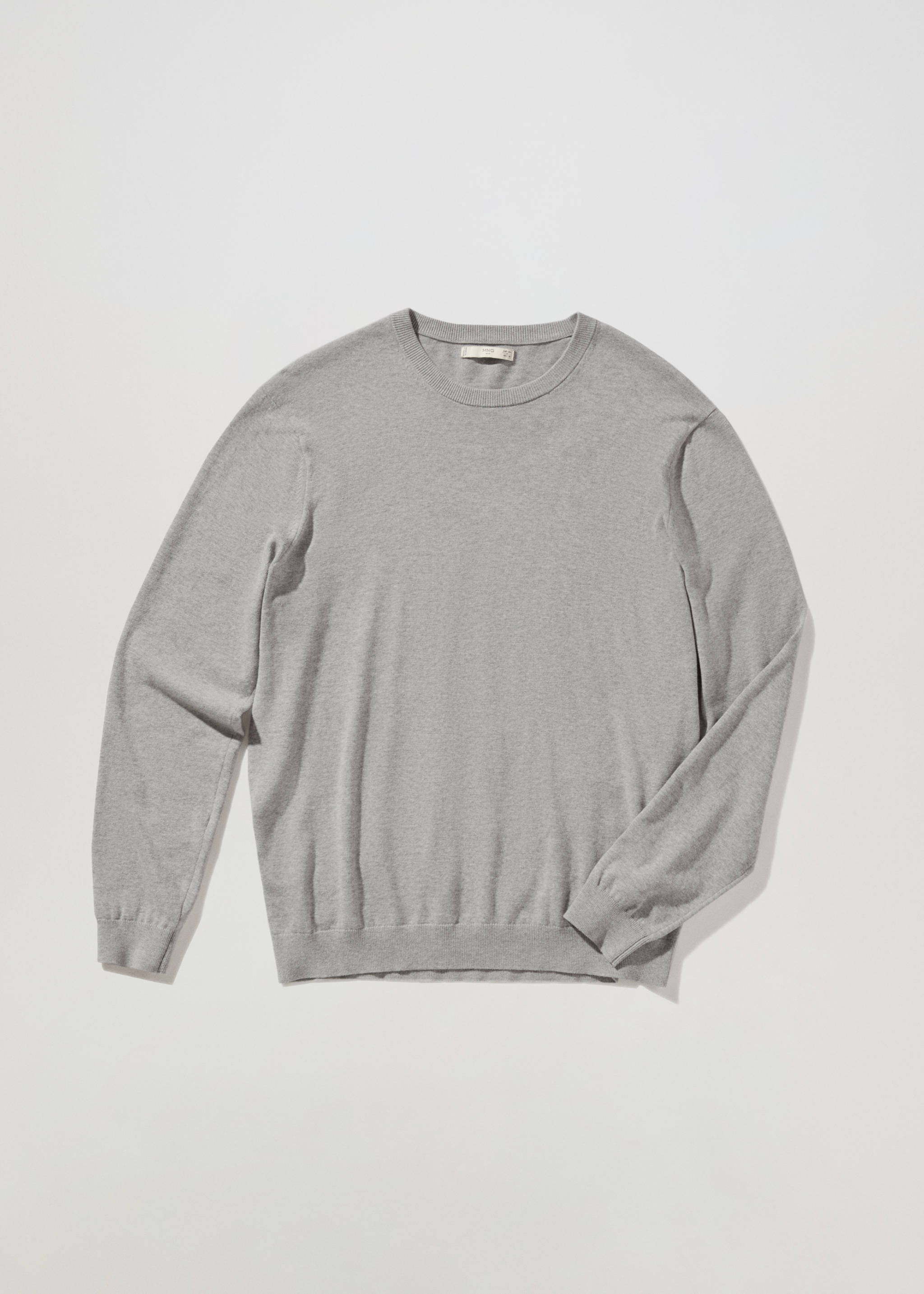 Fine-knit cotton sweater - Article without model