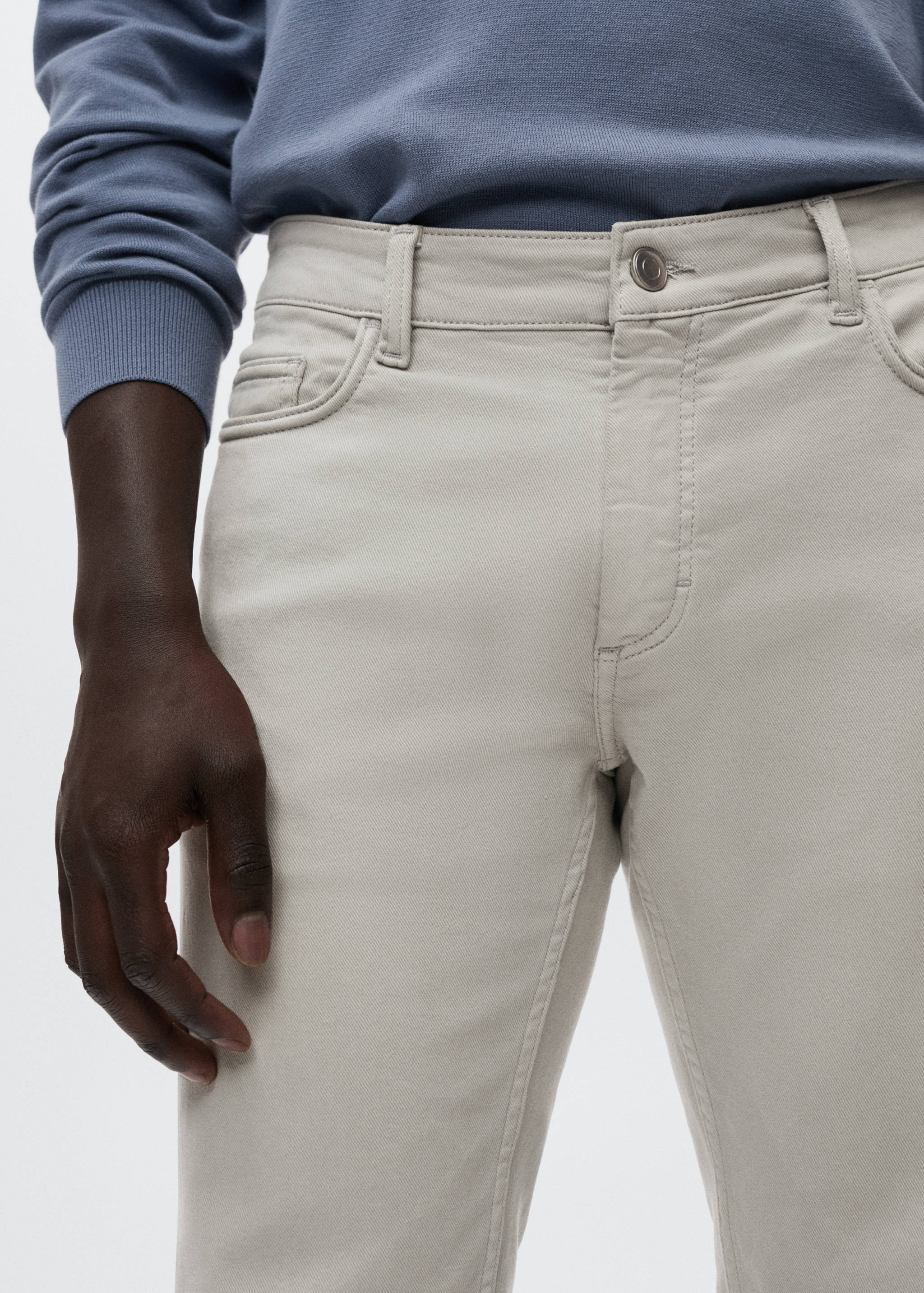 Färgade jeans slim fit - Detaljer om artikeln 1