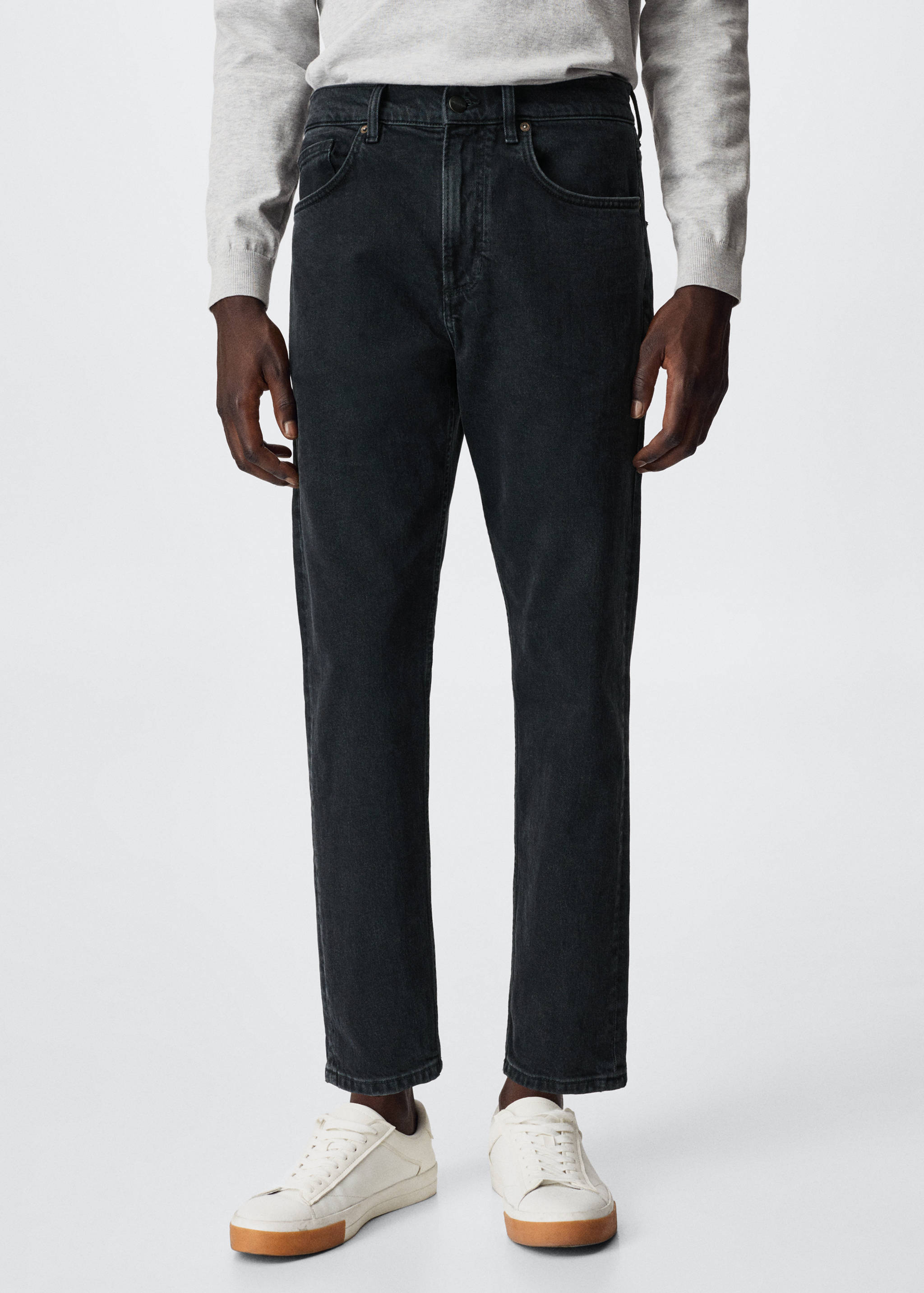 Tapered Jeans Ben in Cropped-Länge - Mittlere Ansicht