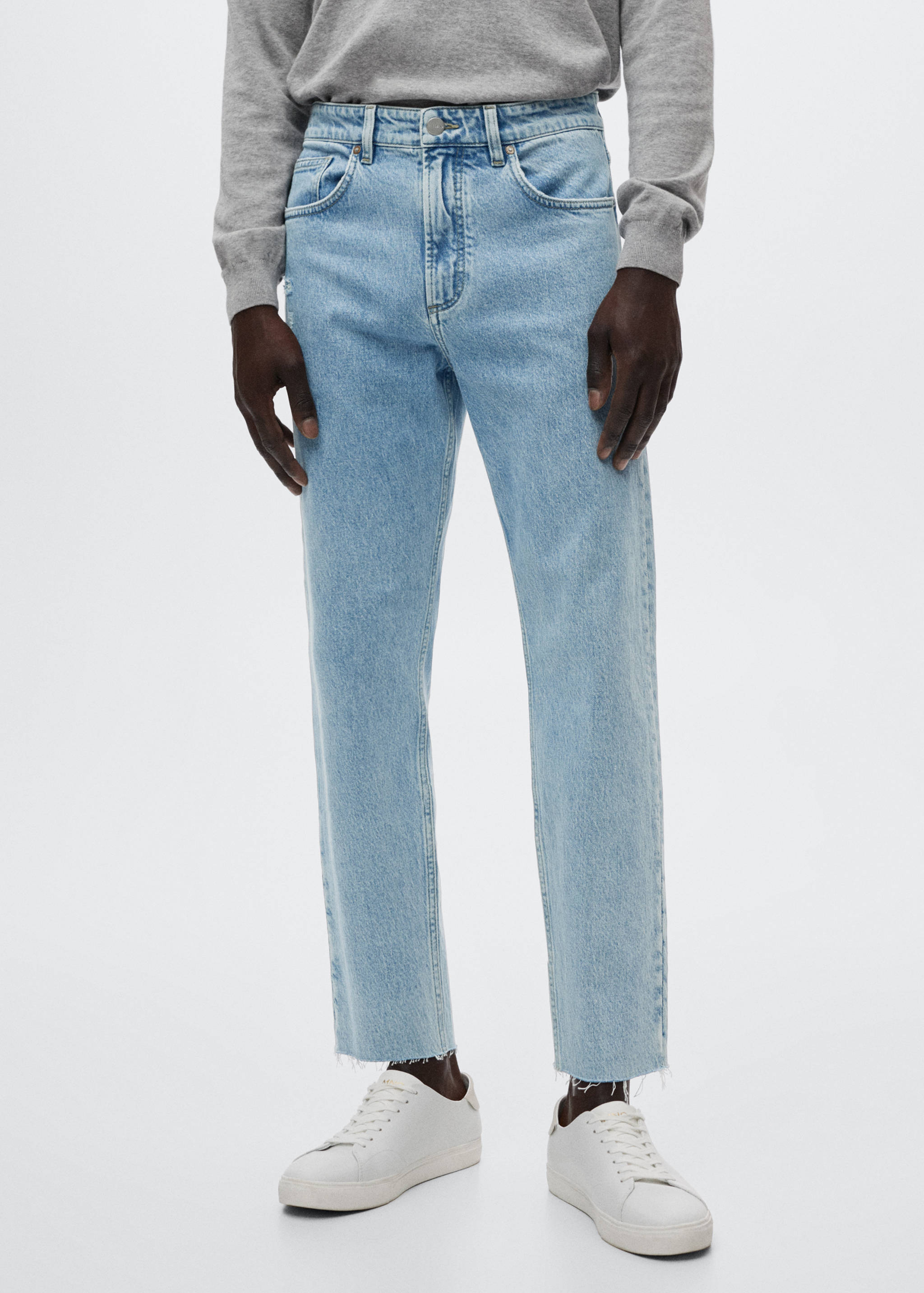 Tapered Jeans Ben in Cropped-Länge - Mittlere Ansicht