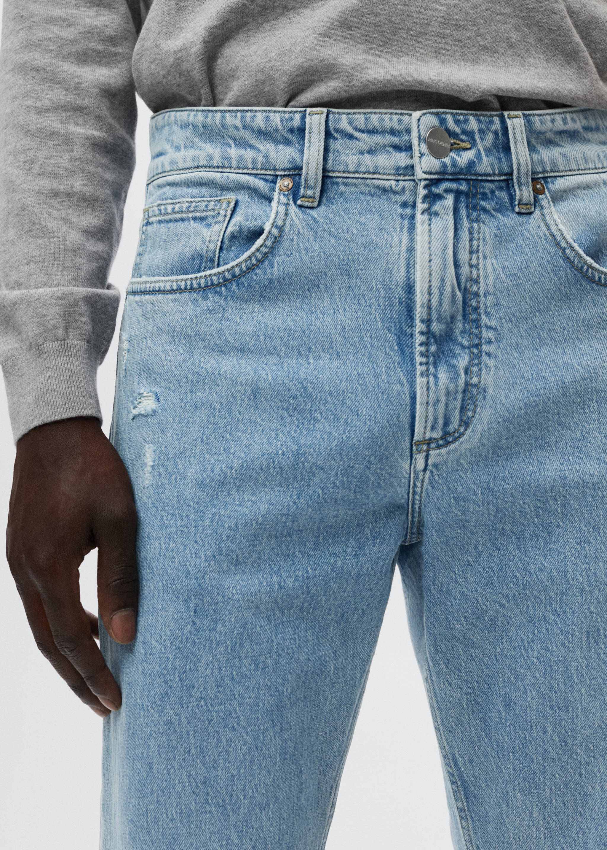Tapered Jeans Ben in Cropped-Länge - Detail des Artikels 1