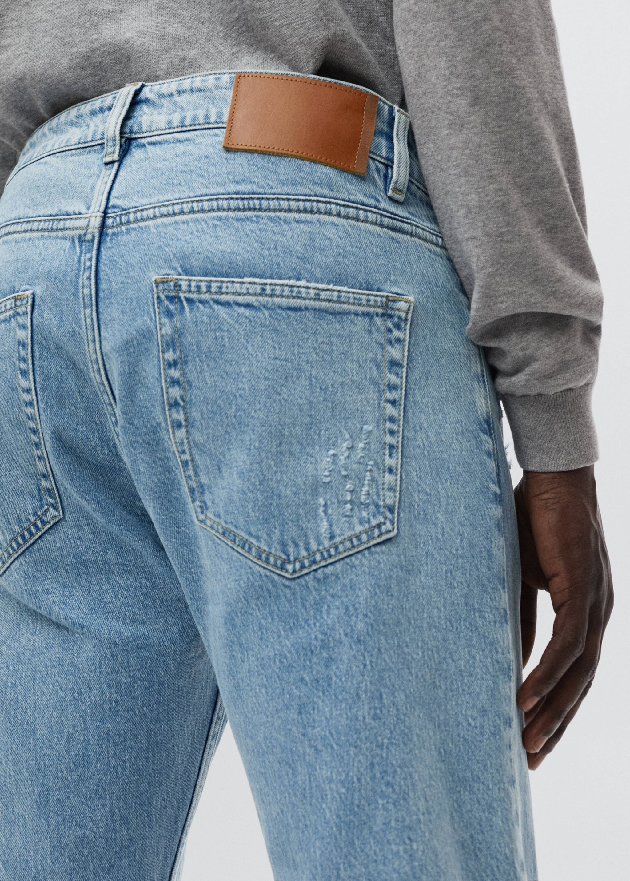 Tapered Jeans Ben in Cropped-Länge - Detail des Artikels 3