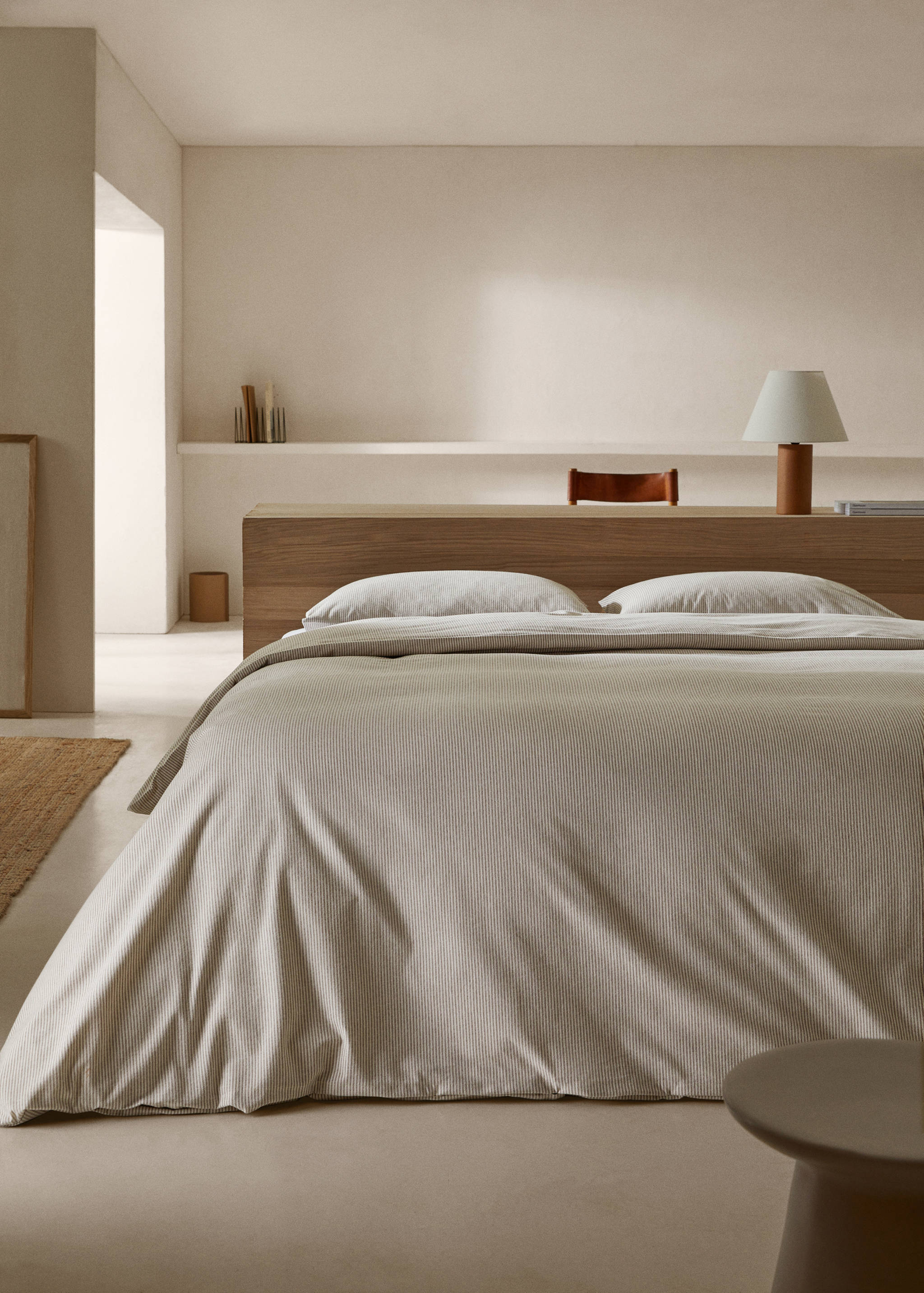 Housse de couette rayures lit de 135/140 cm - Plan général