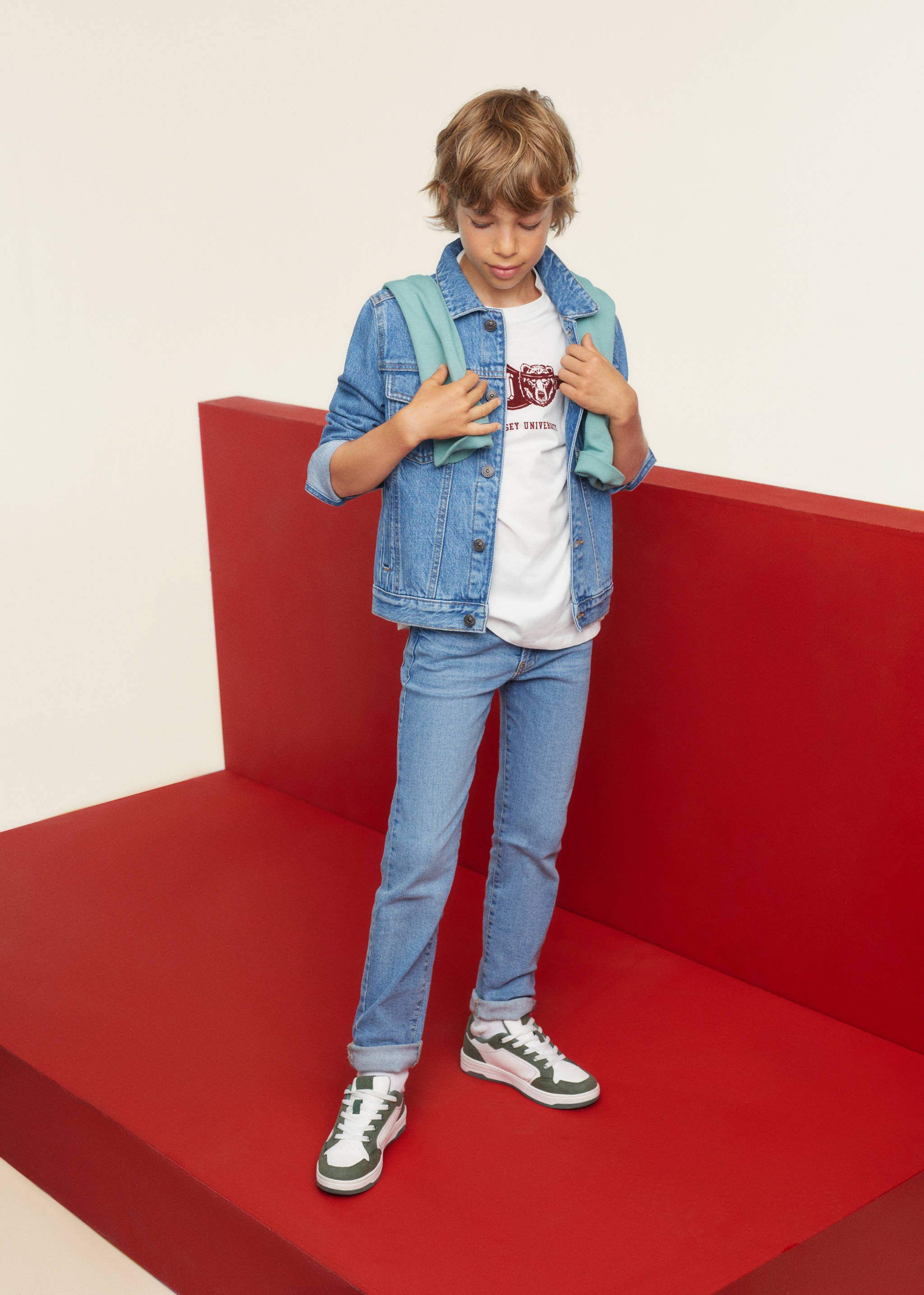 Veste jean poches  - Détail de l'article 6