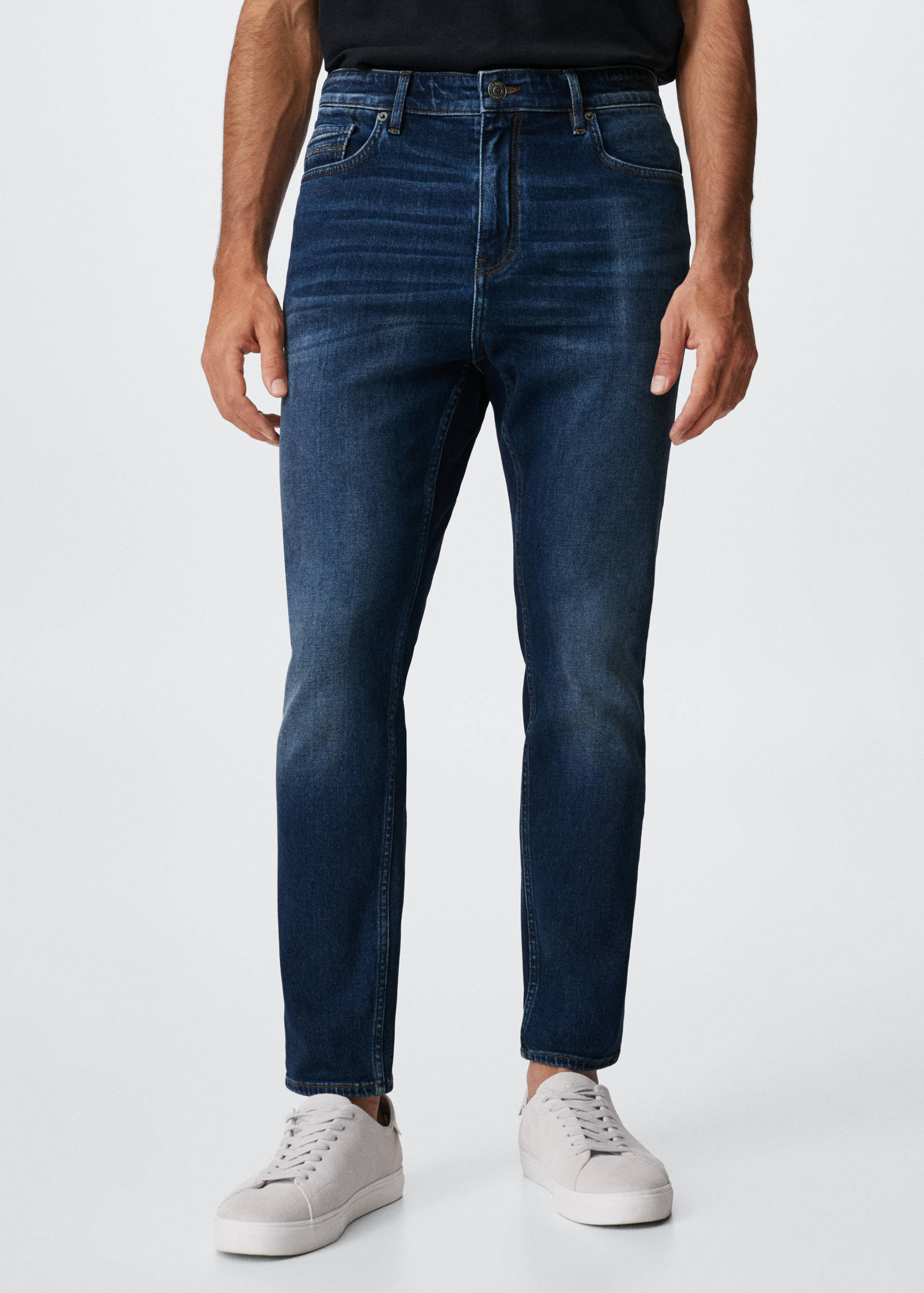 Tom tapered fit jeans - Medium plane