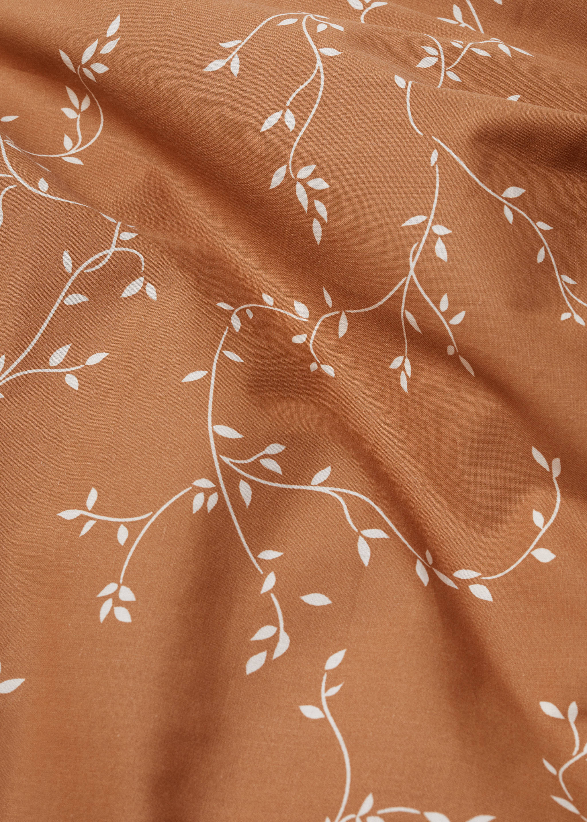 Floral embroidered duvet cover Queen bed - Medium plane