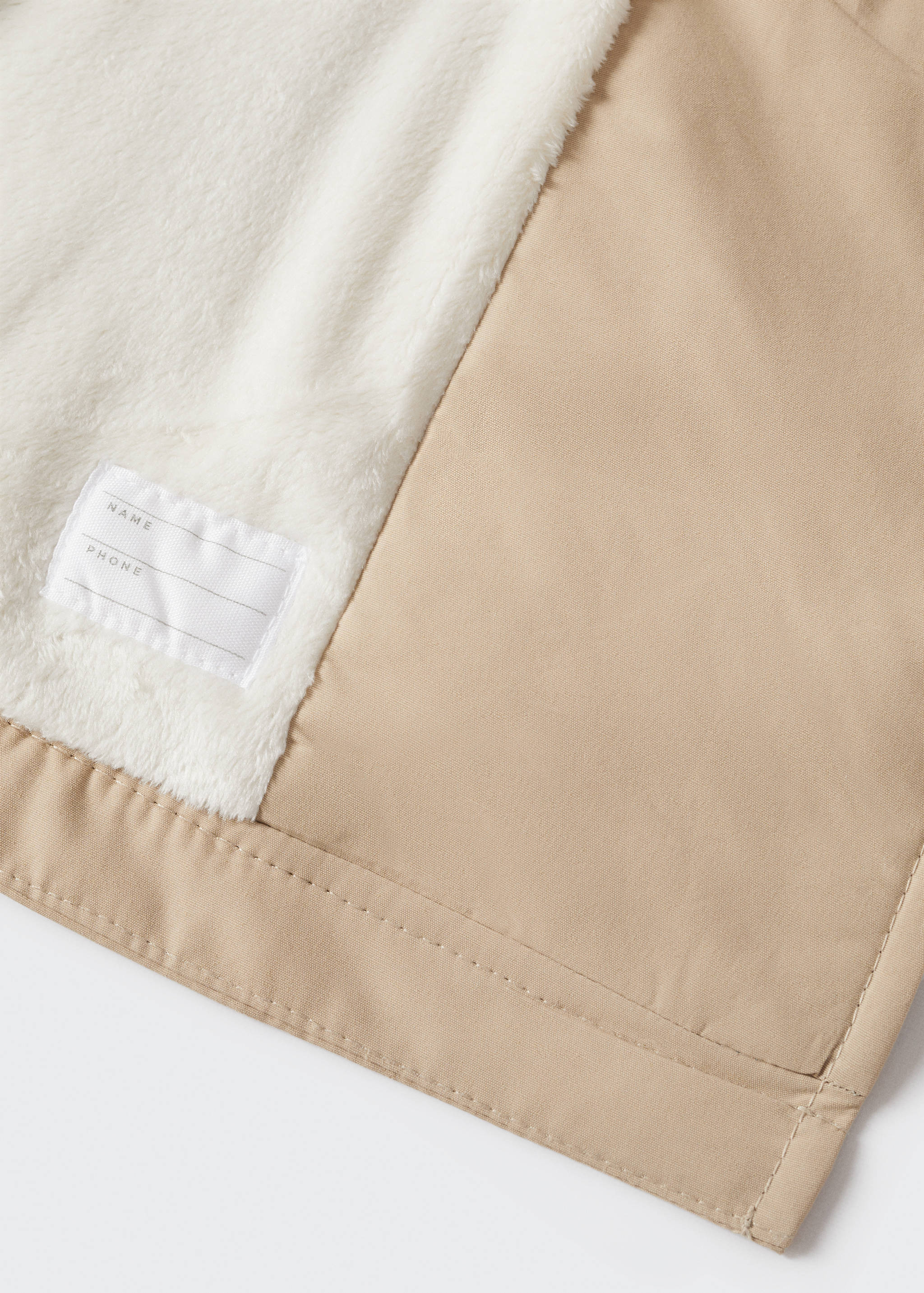 Manteau fourrure synthétique à capuche - Détail de l'article 8