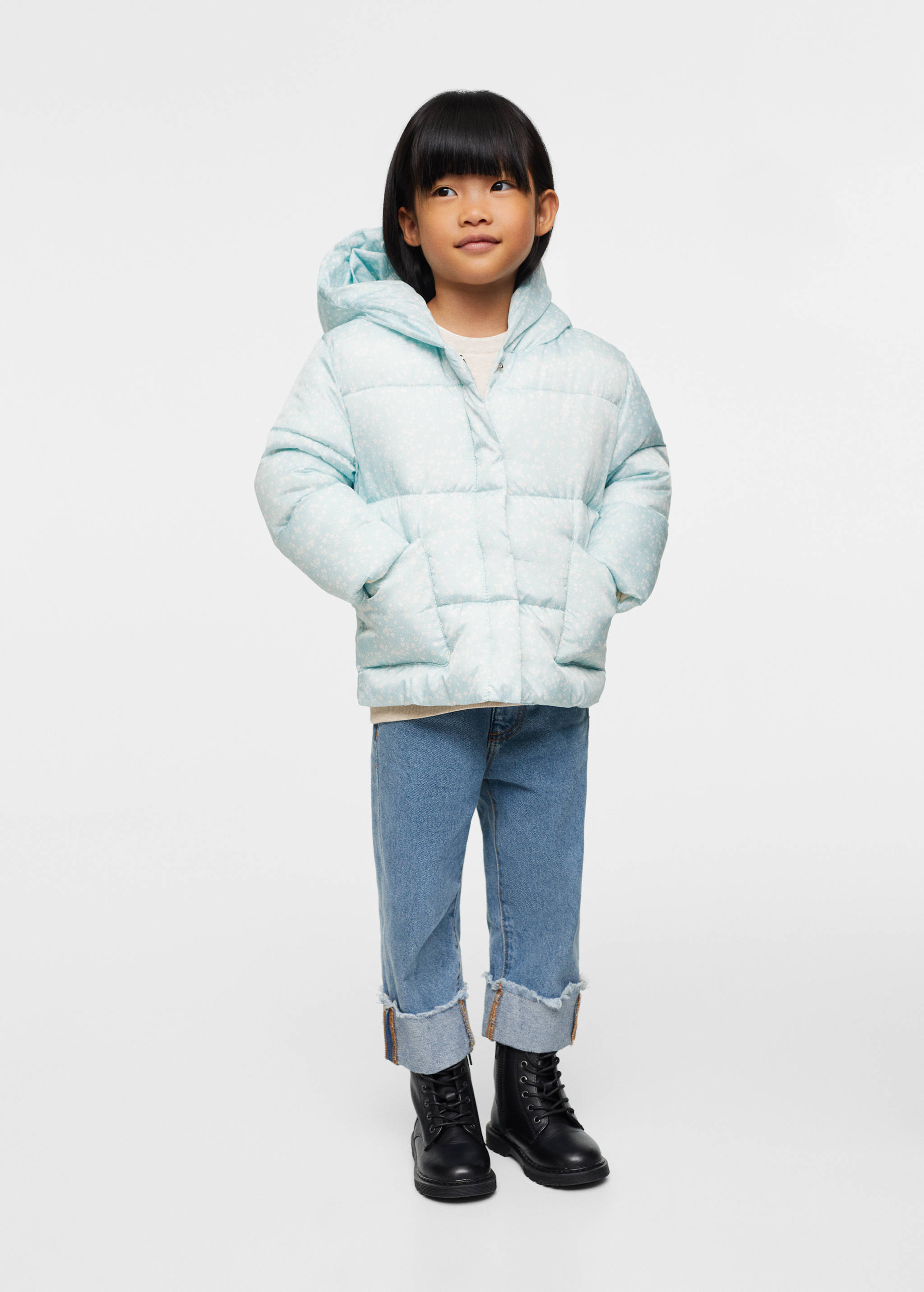 Gemusterter Stepp-Anorak - Allgemeine Ansicht