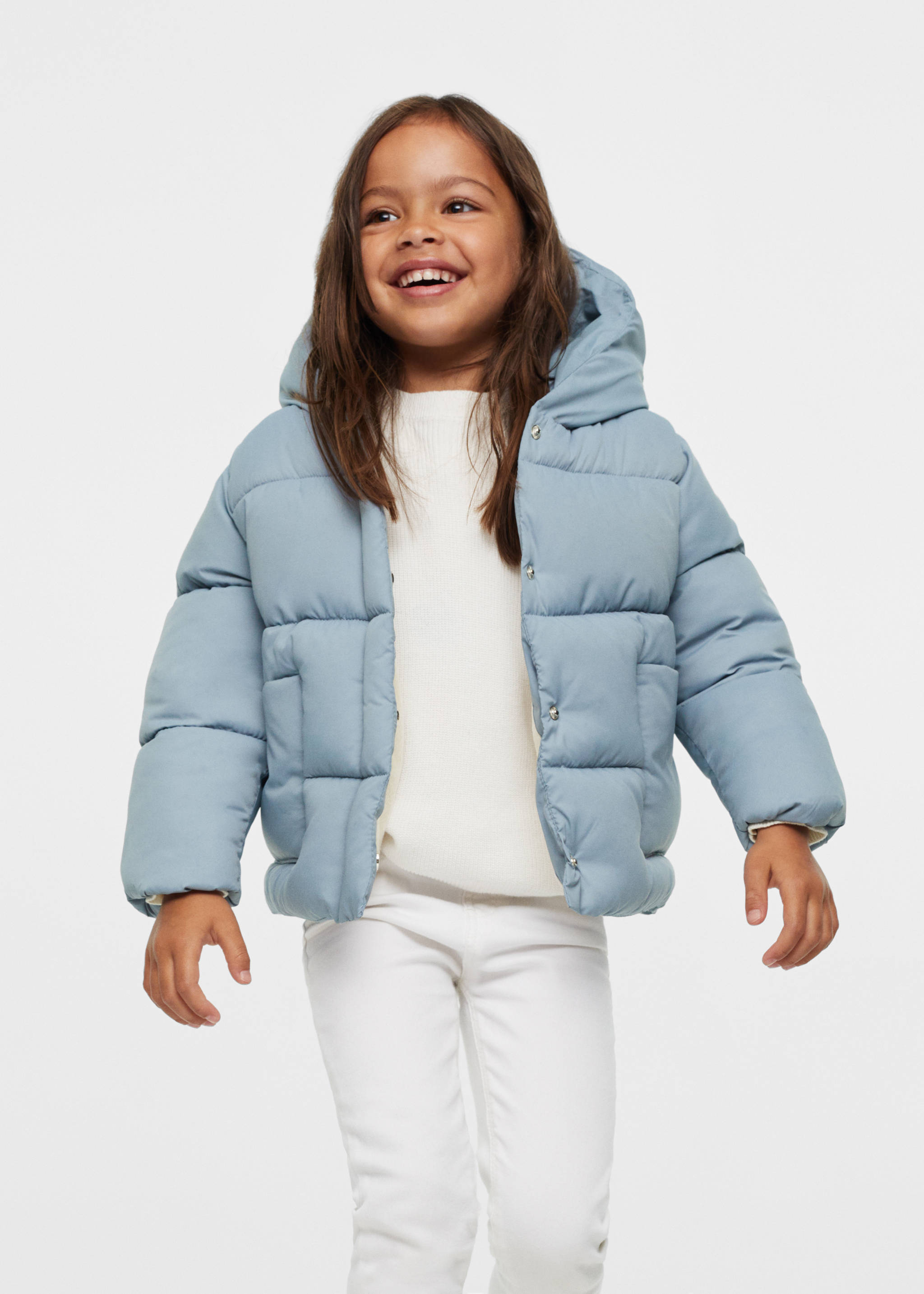 Gemusterter Stepp-Anorak - Mittlere Ansicht