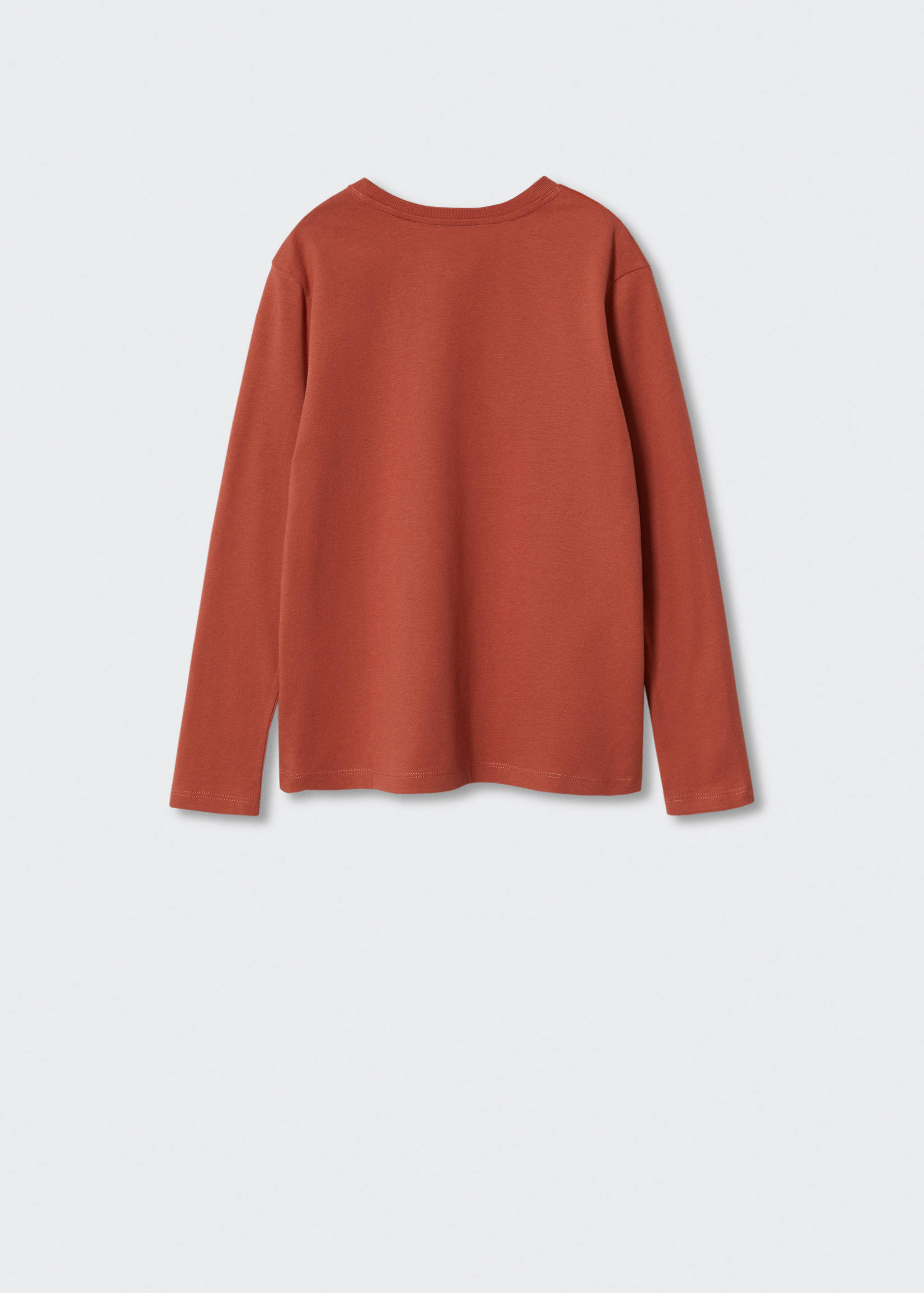 Printed cotton-blend T-shirt - Reverse of the article