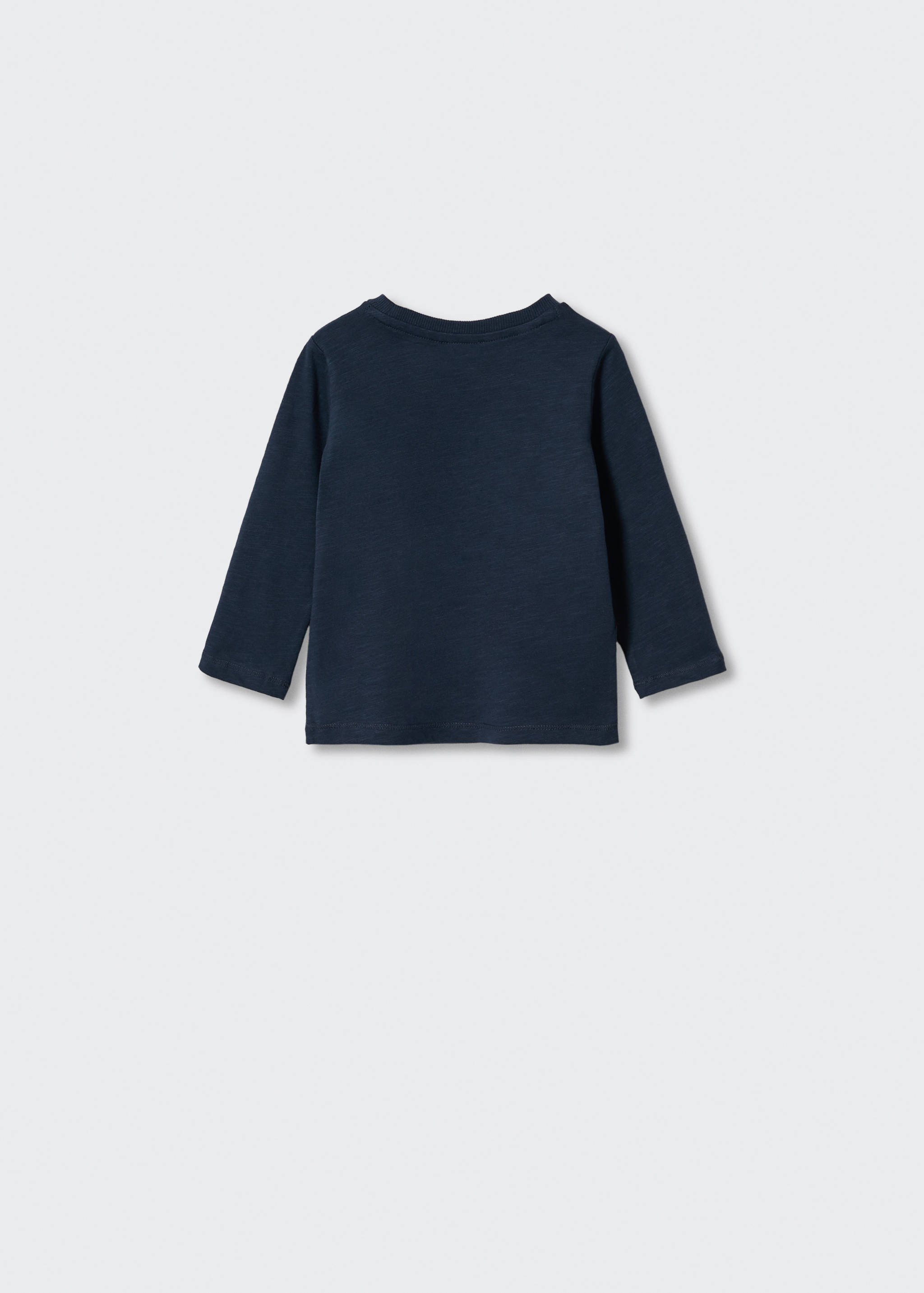 Langärmliges T-Shirt mit Stickerei - Rückseite des Artikels