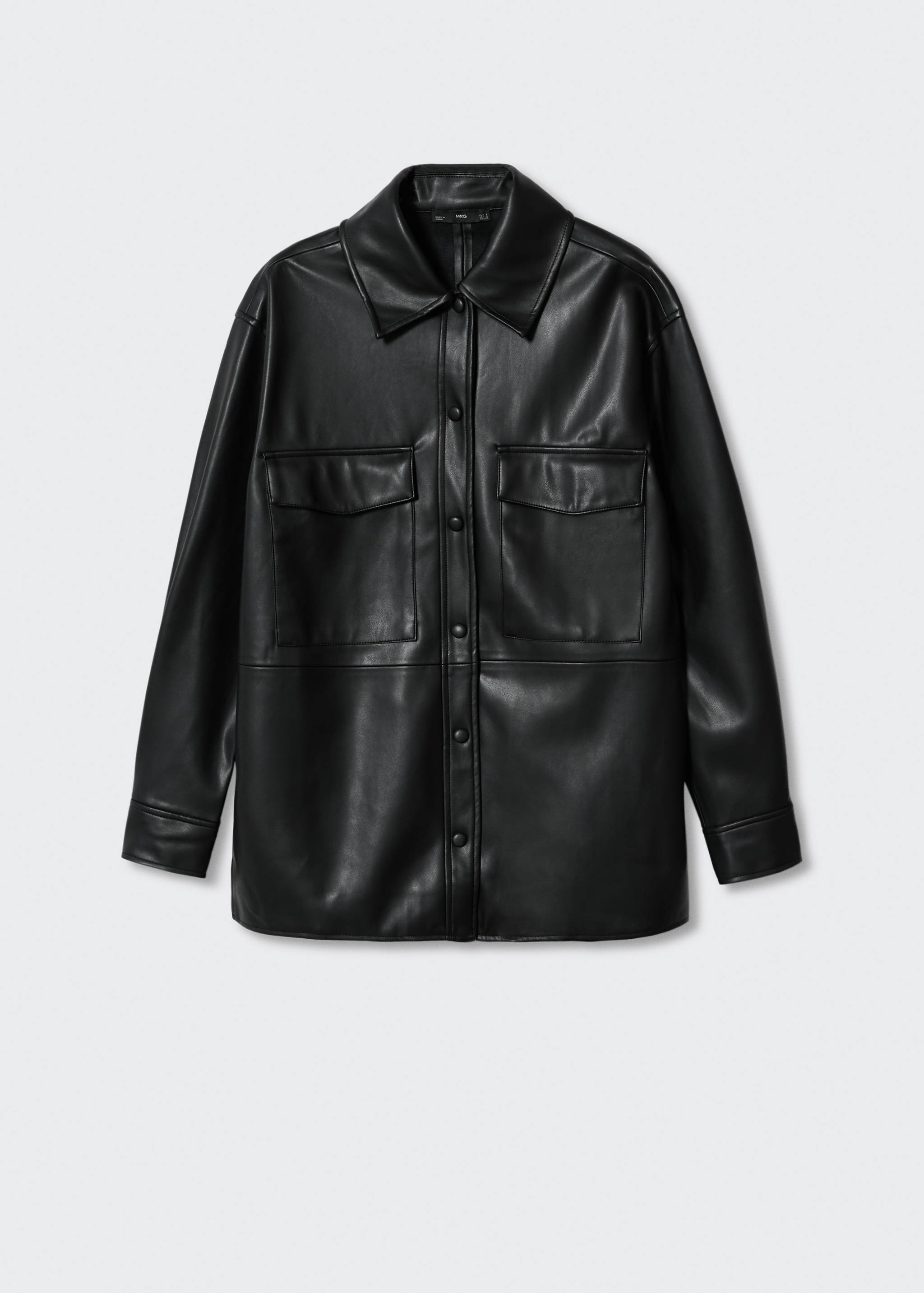 Surchemise similicuir oversize - Article sans modèle