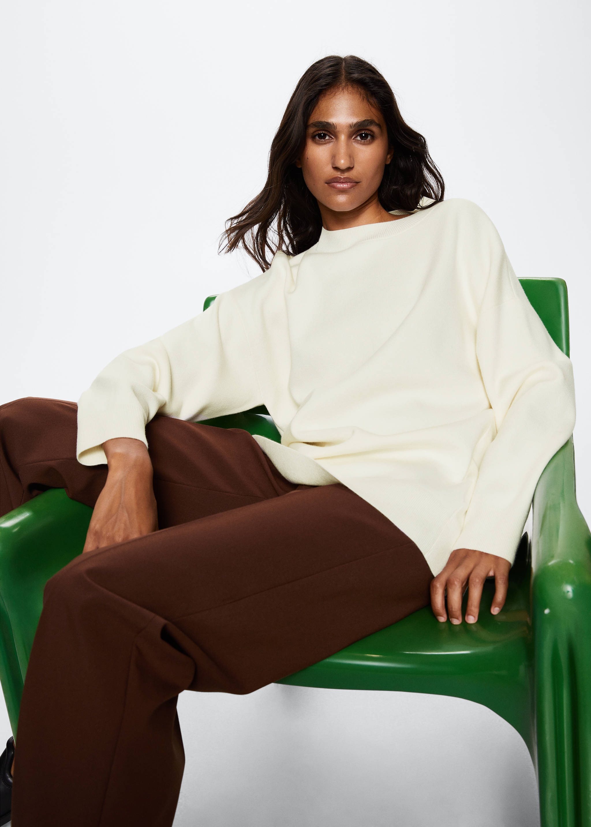 Oversize knit sweater - Details of the article 2