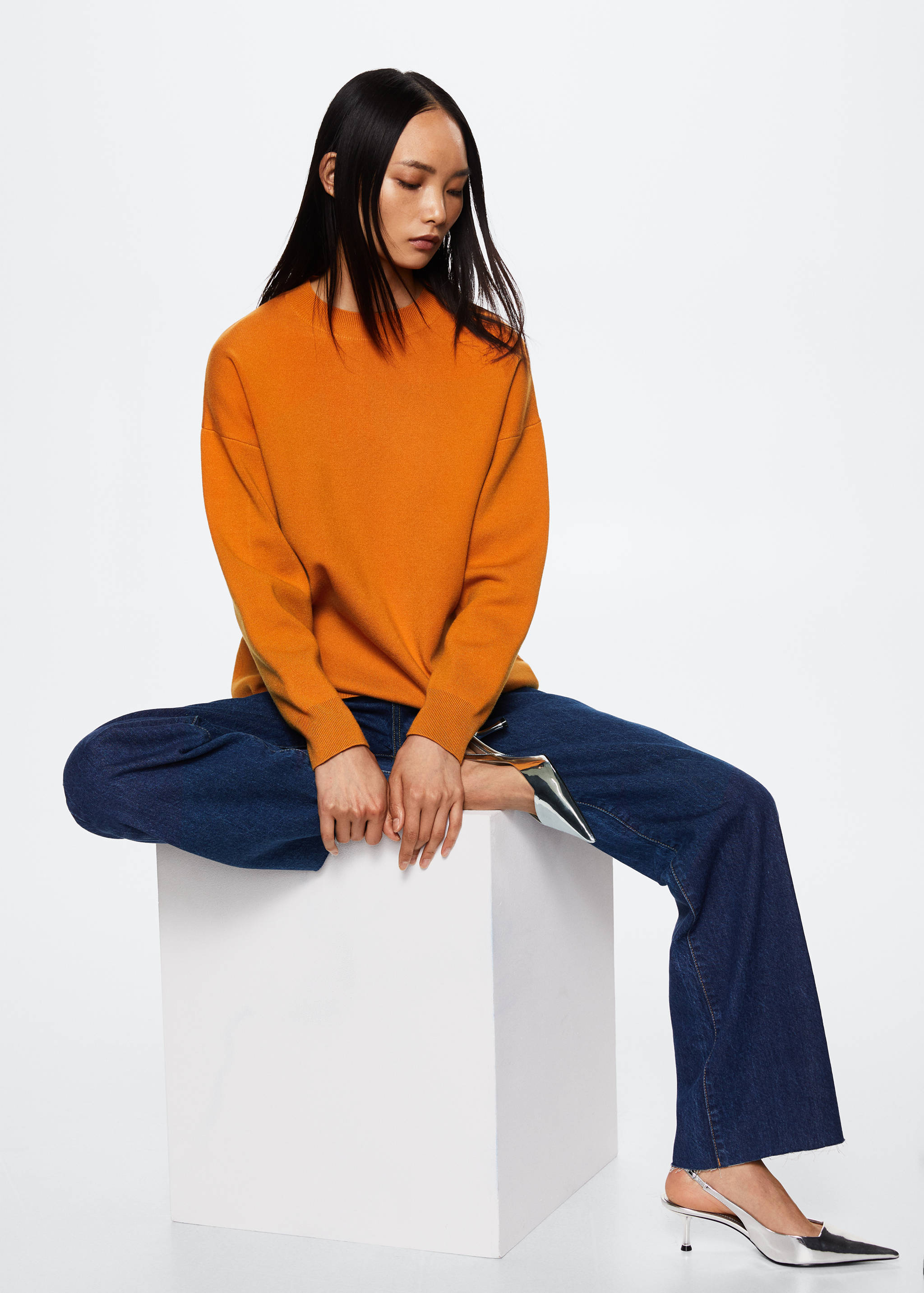 Oversize knit sweater - Details of the article 1