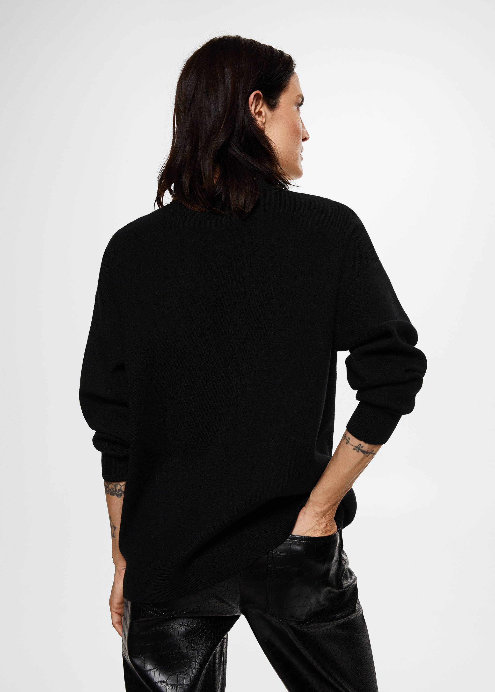 Pull-over maille oversize - Verso de l’article