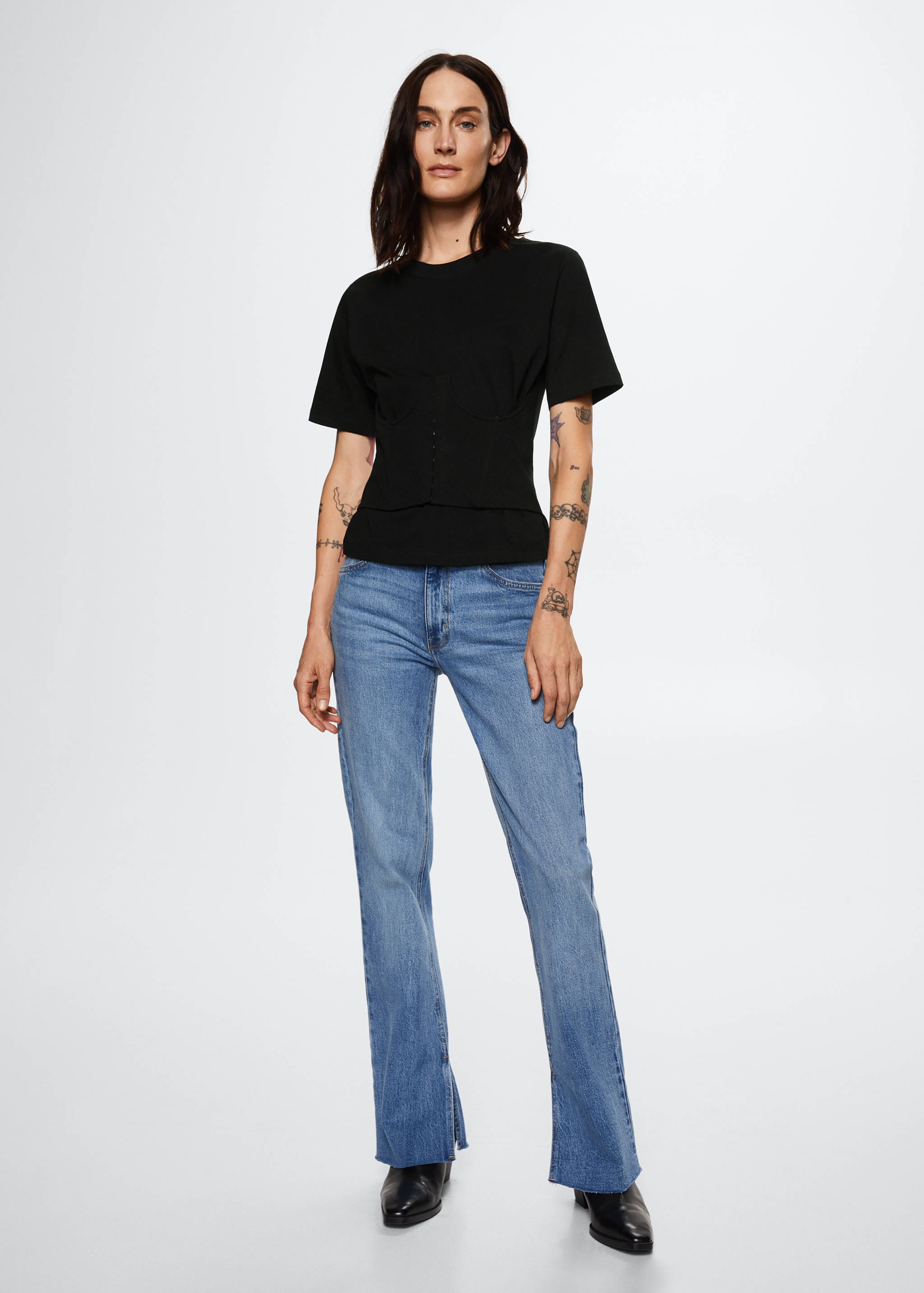 Samarreta detall cotilla - Pla general