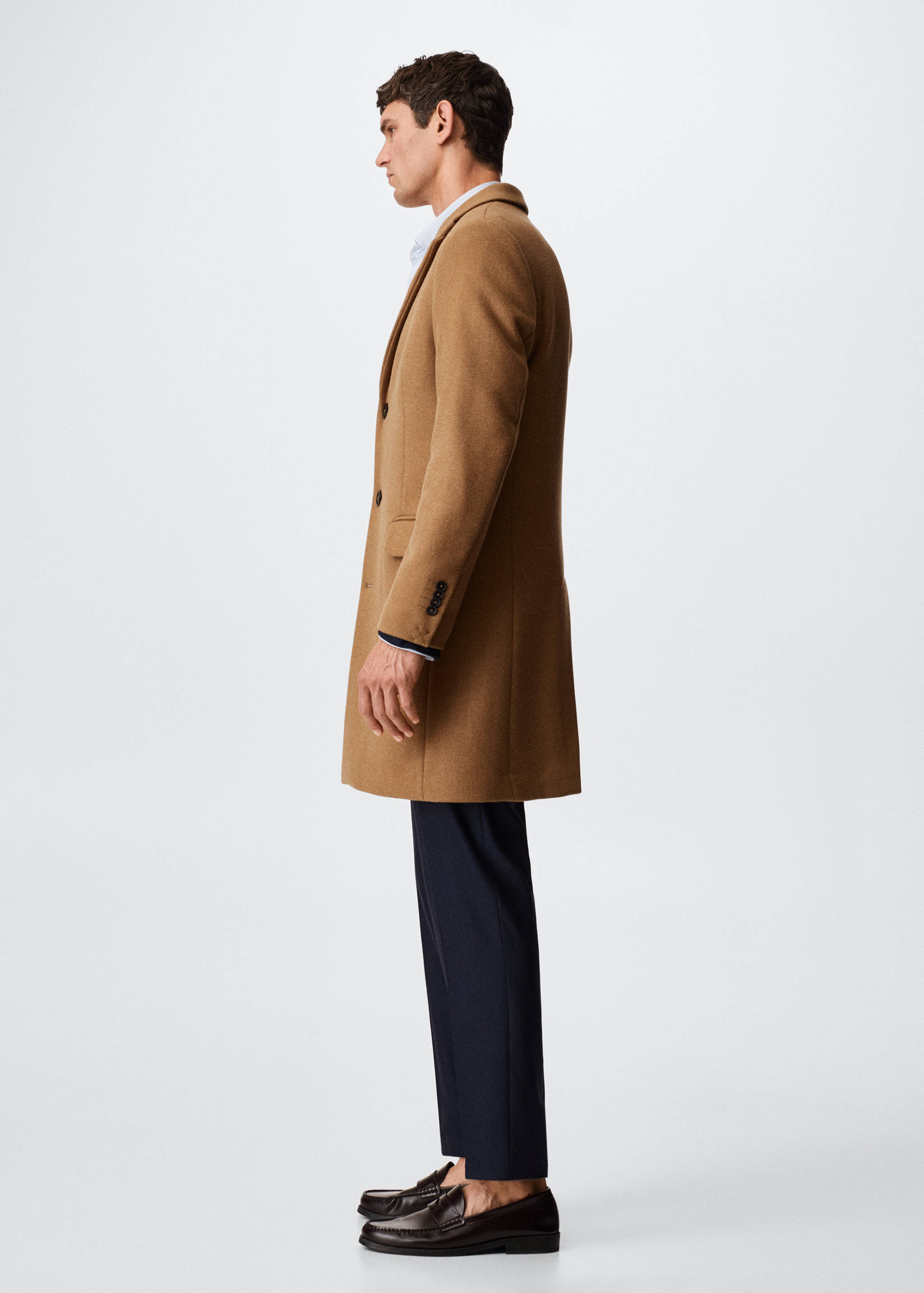 Manteau long laine recyclée - Détail de l'article 2