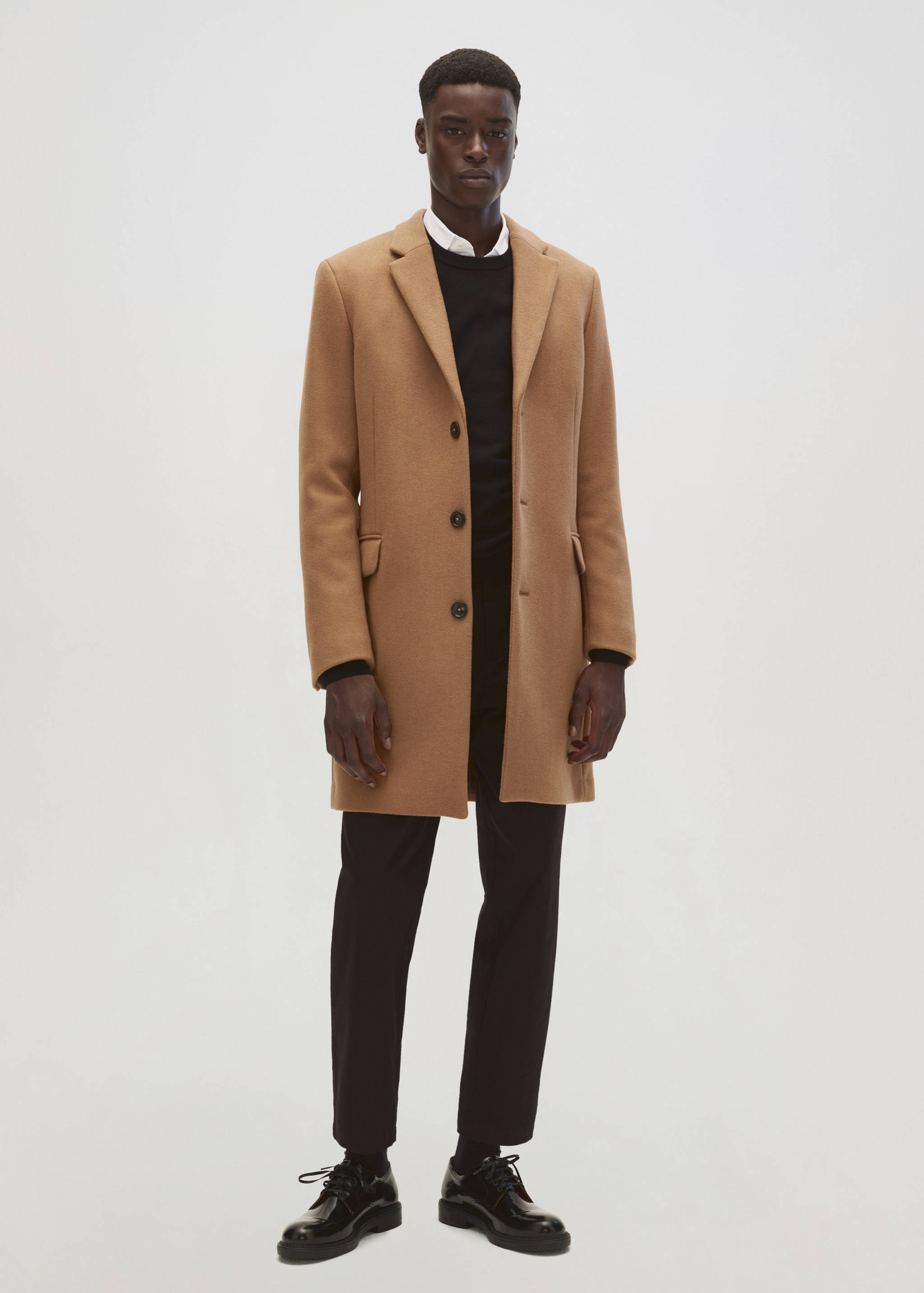 Manteau long laine recyclée - Détail de l'article 7