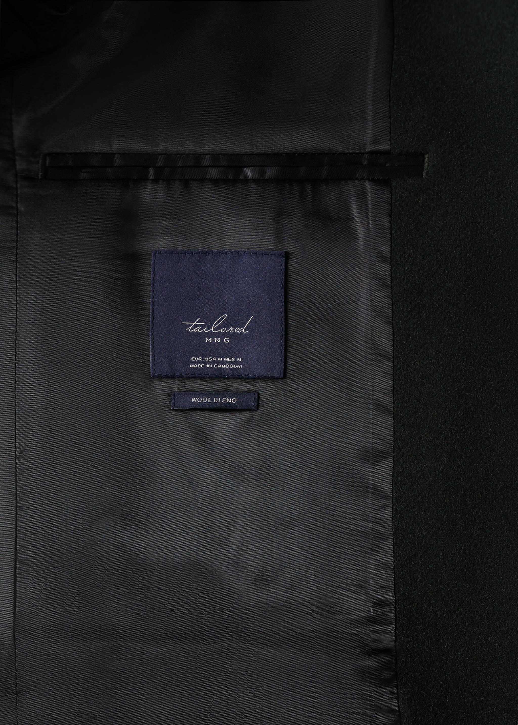 Manteau long laine recyclée - Détail de l'article 8