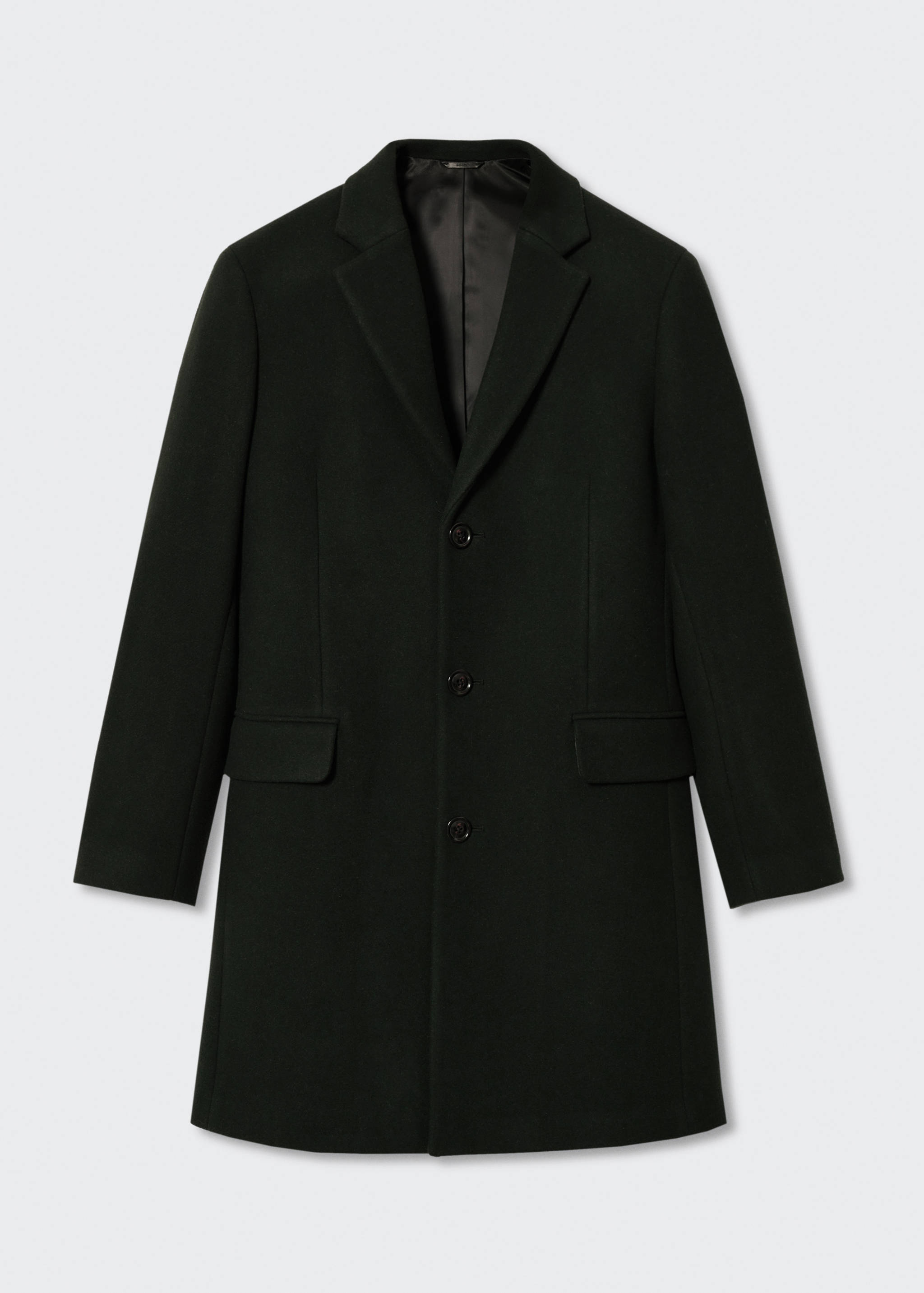 Manteau long laine recyclée - Article sans modèle