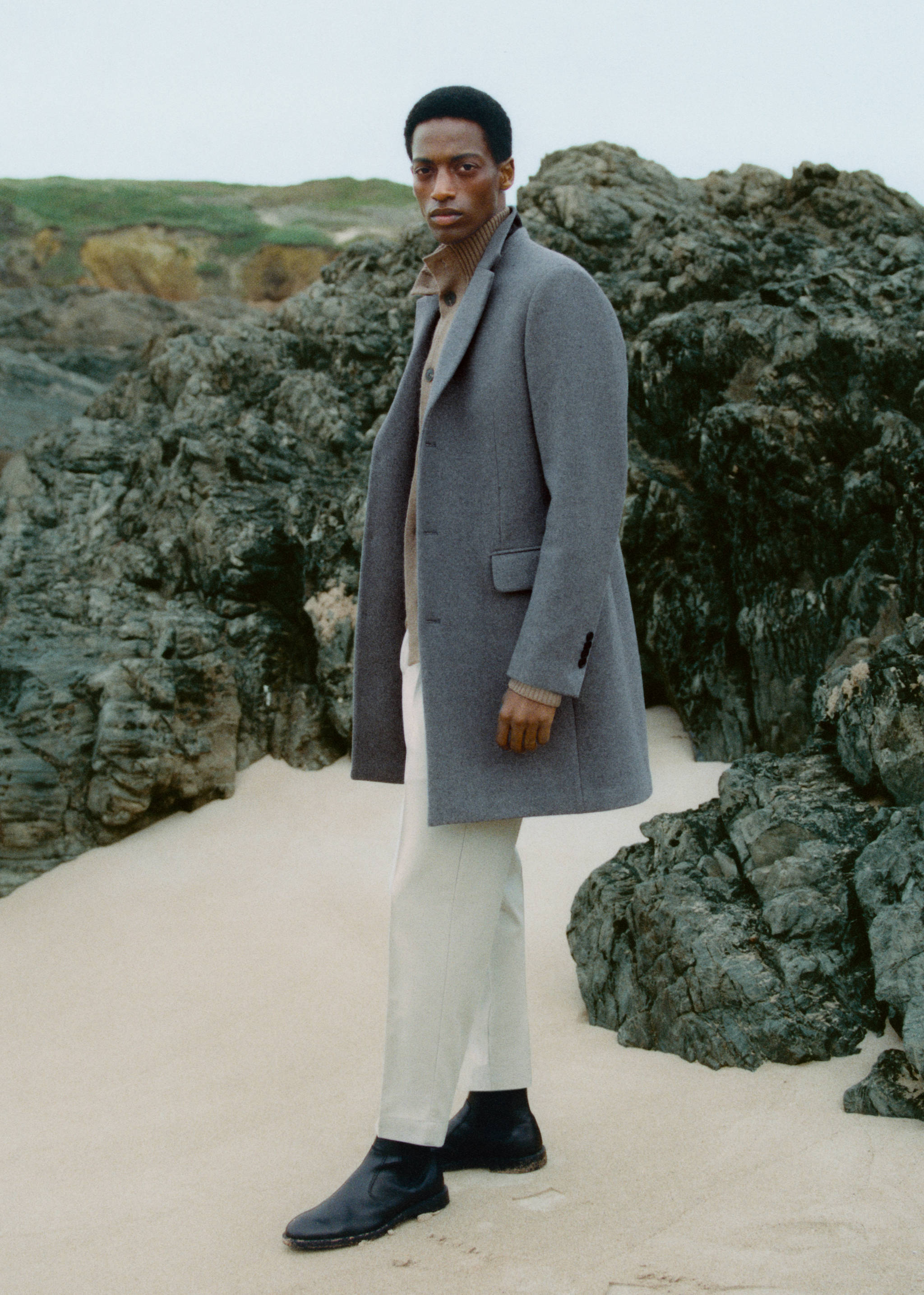 Manteau long laine recyclée - Détail de l'article 5