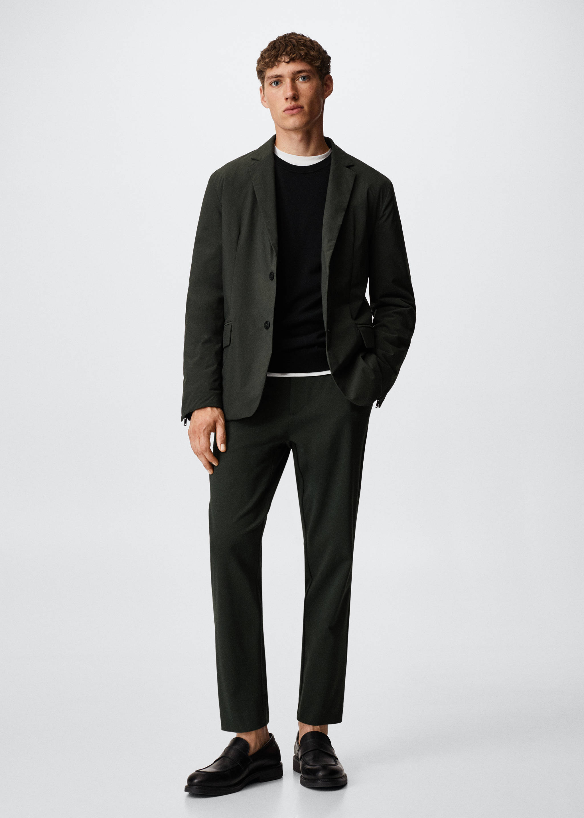 Prošívané termoregulační sako - Celkový náhled