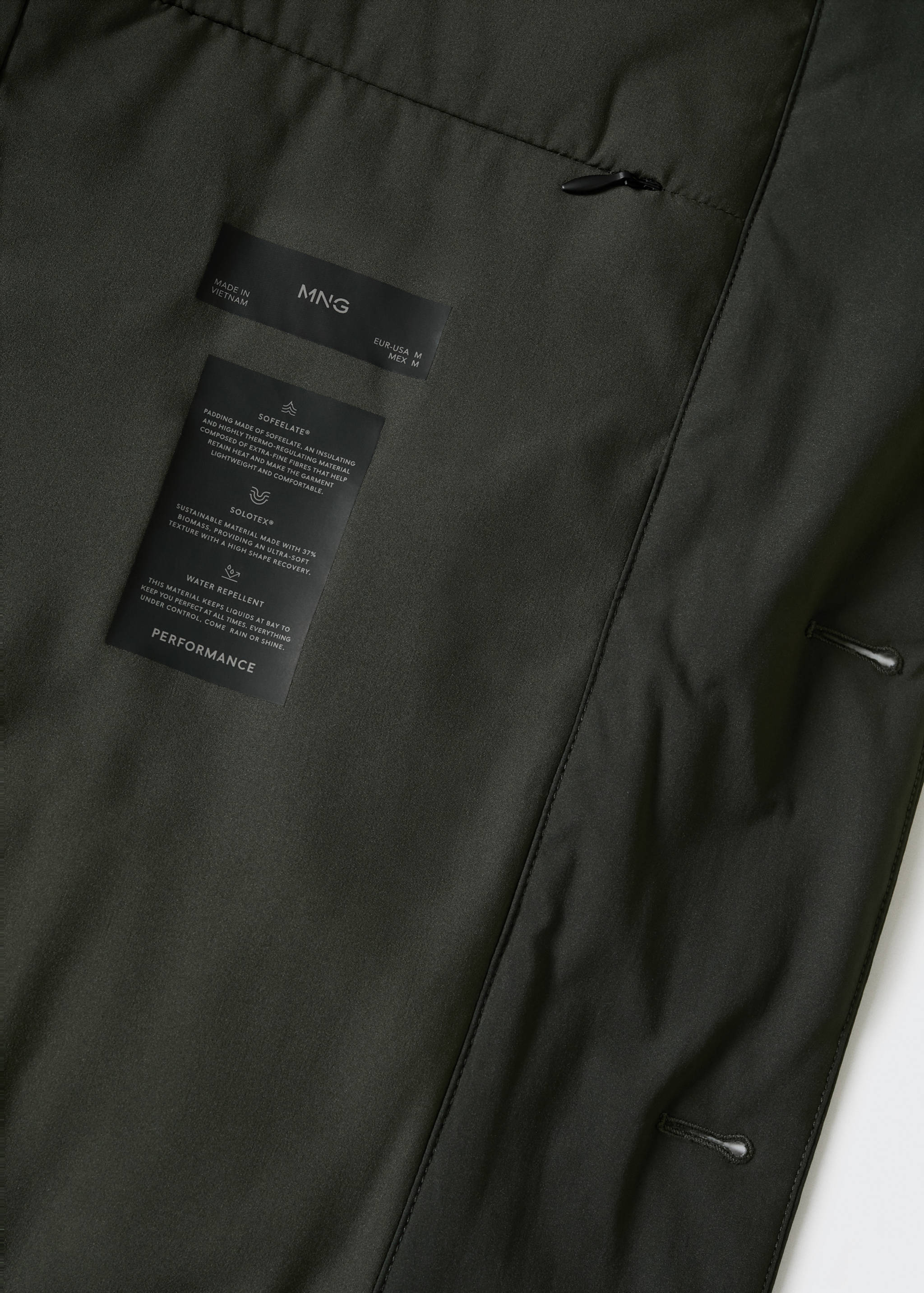 Prošívané termoregulační sako - Detail zboží 8