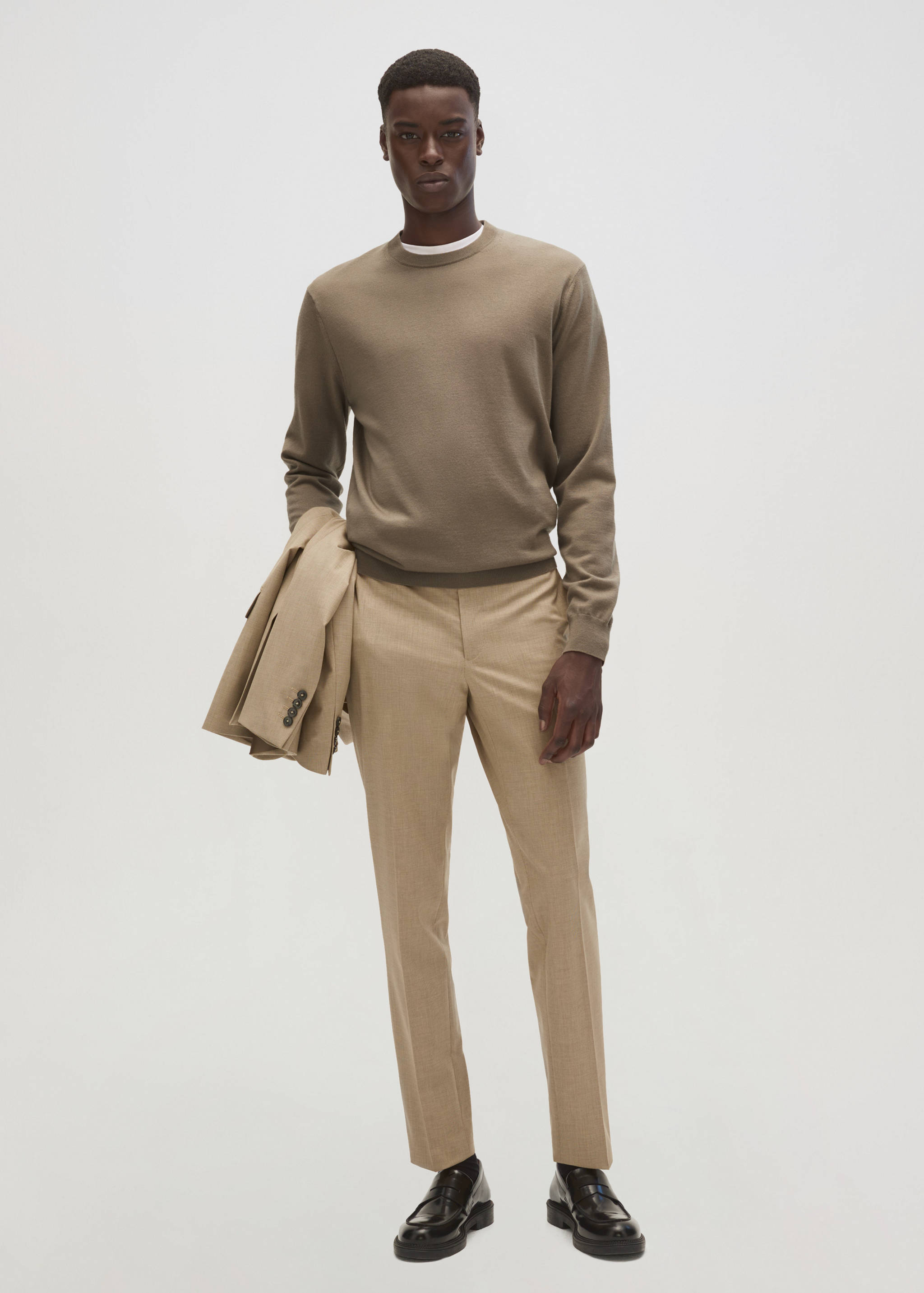 Merino wool washable sweater - Details of the article 7