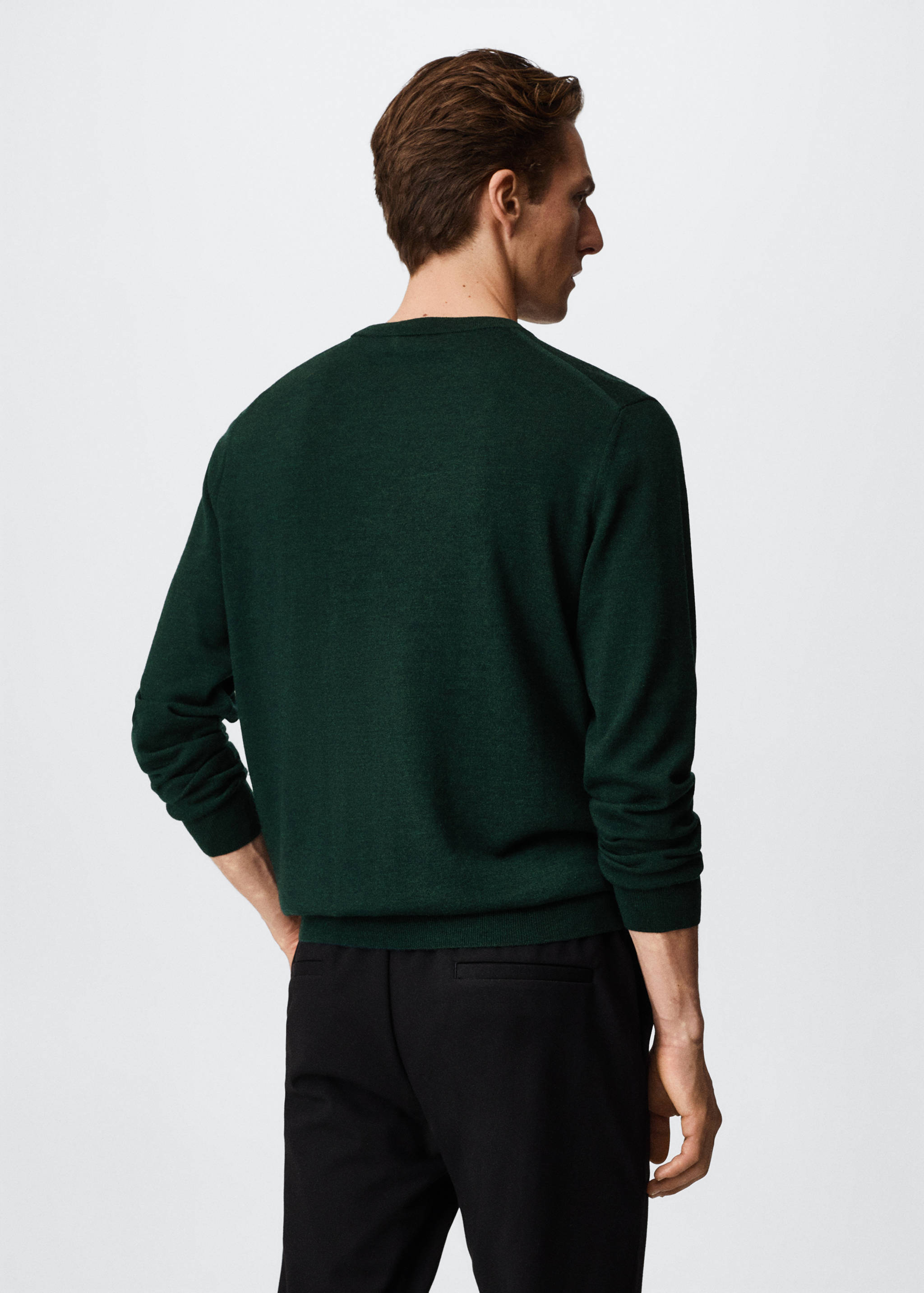 Merino wool washable sweater - Reverse of the article