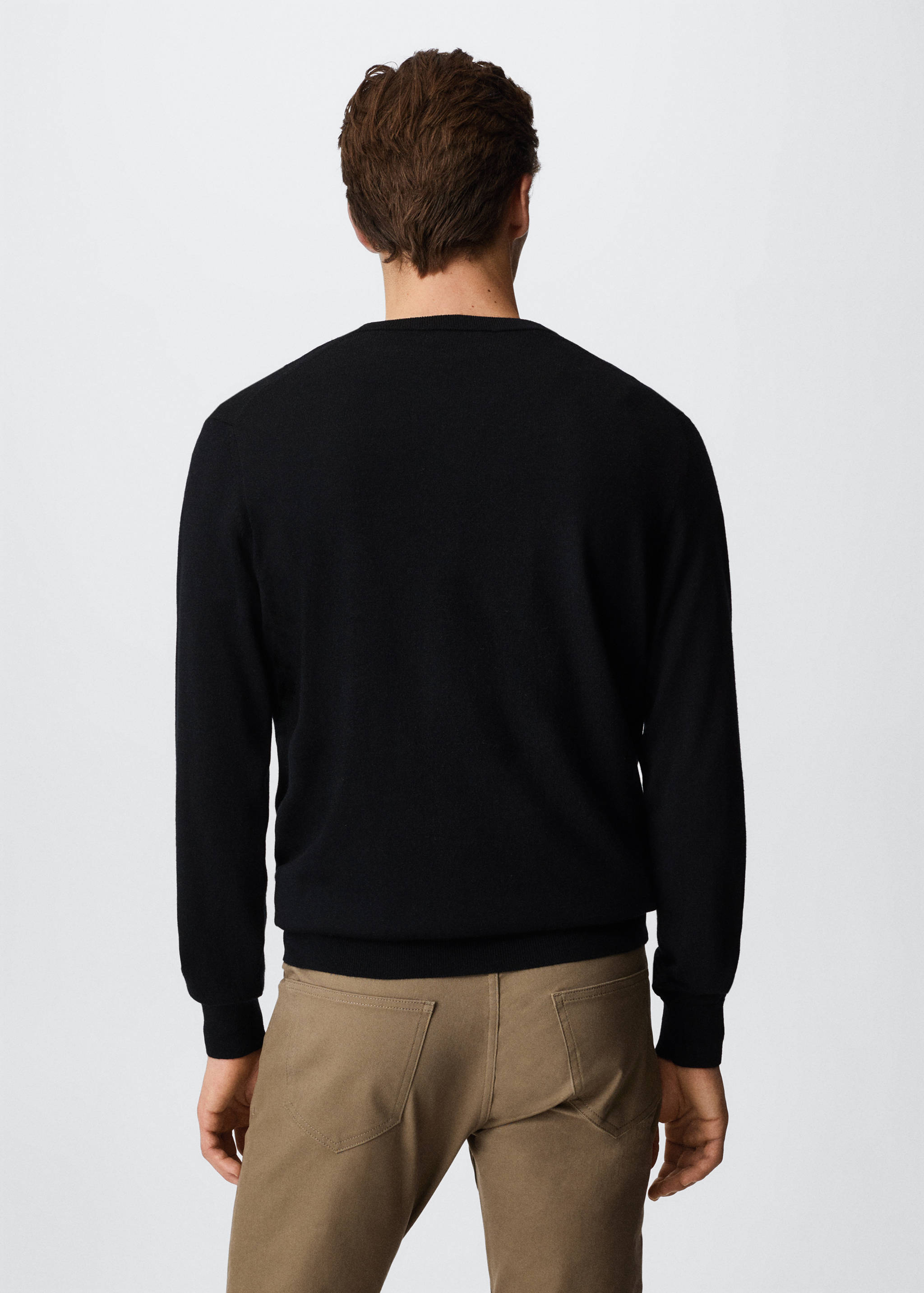 Merino wool washable sweater - Reverse of the article
