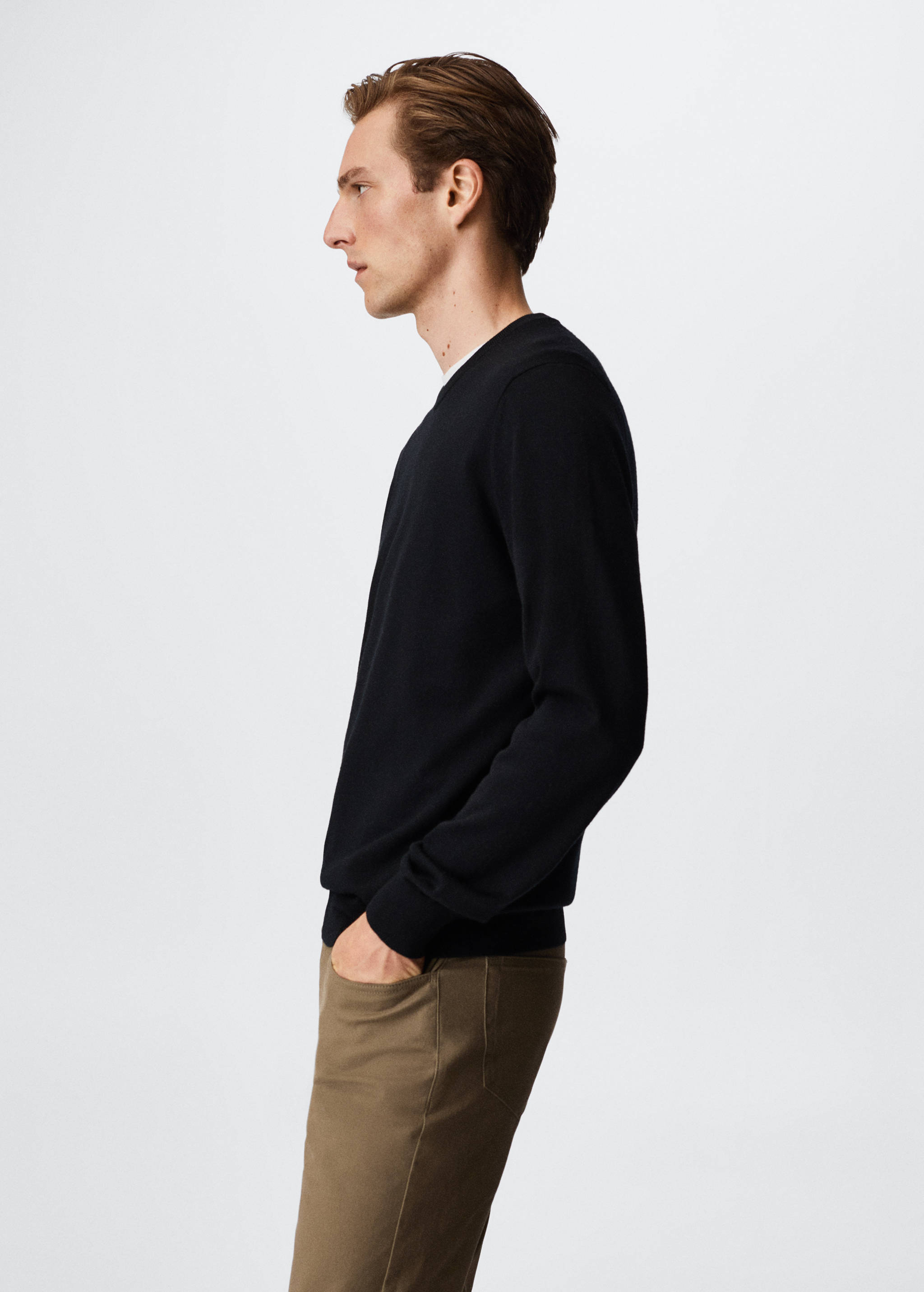 Merino wool washable sweater - Details of the article 2
