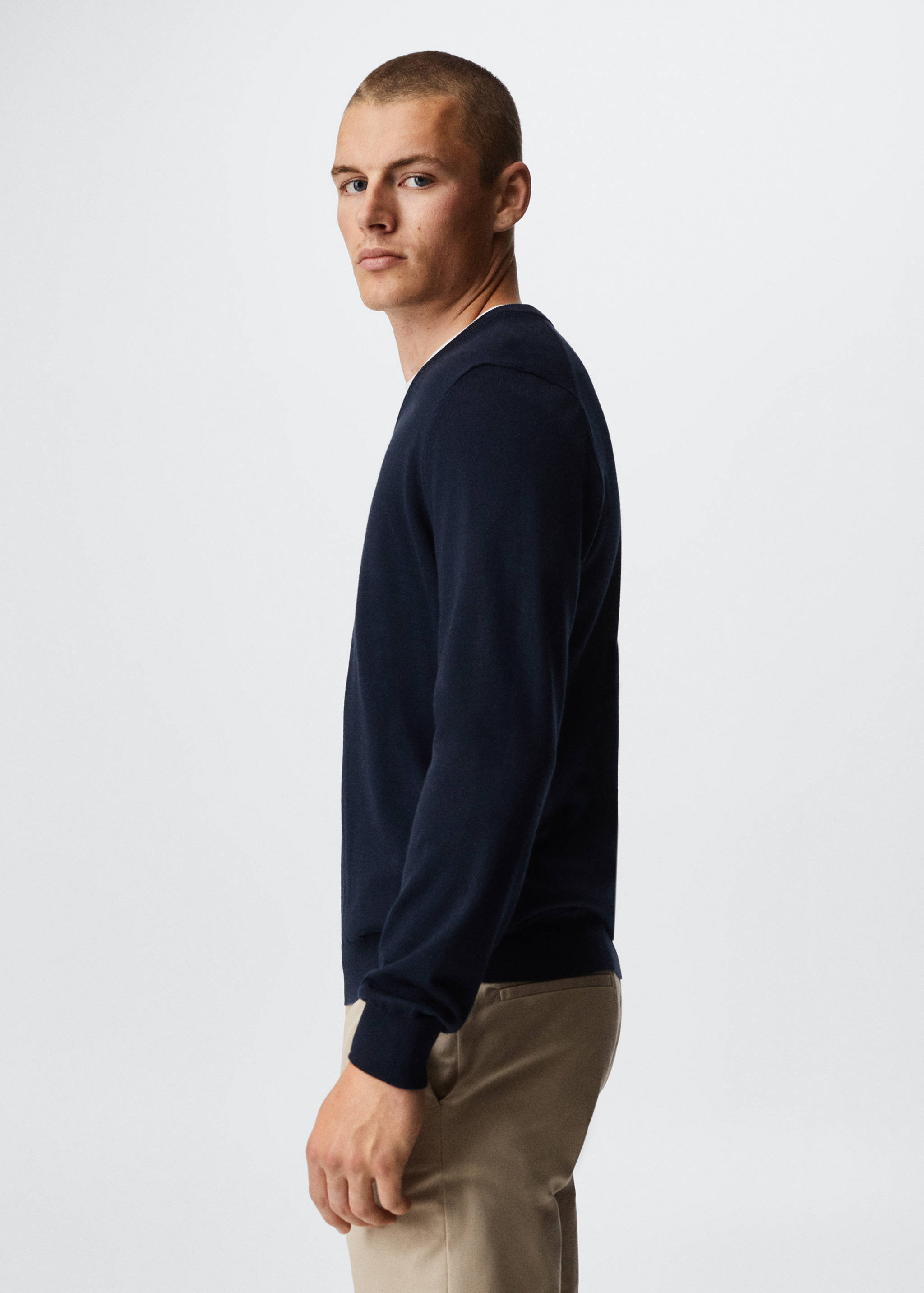 Merino wool washable sweater - Details of the article 2