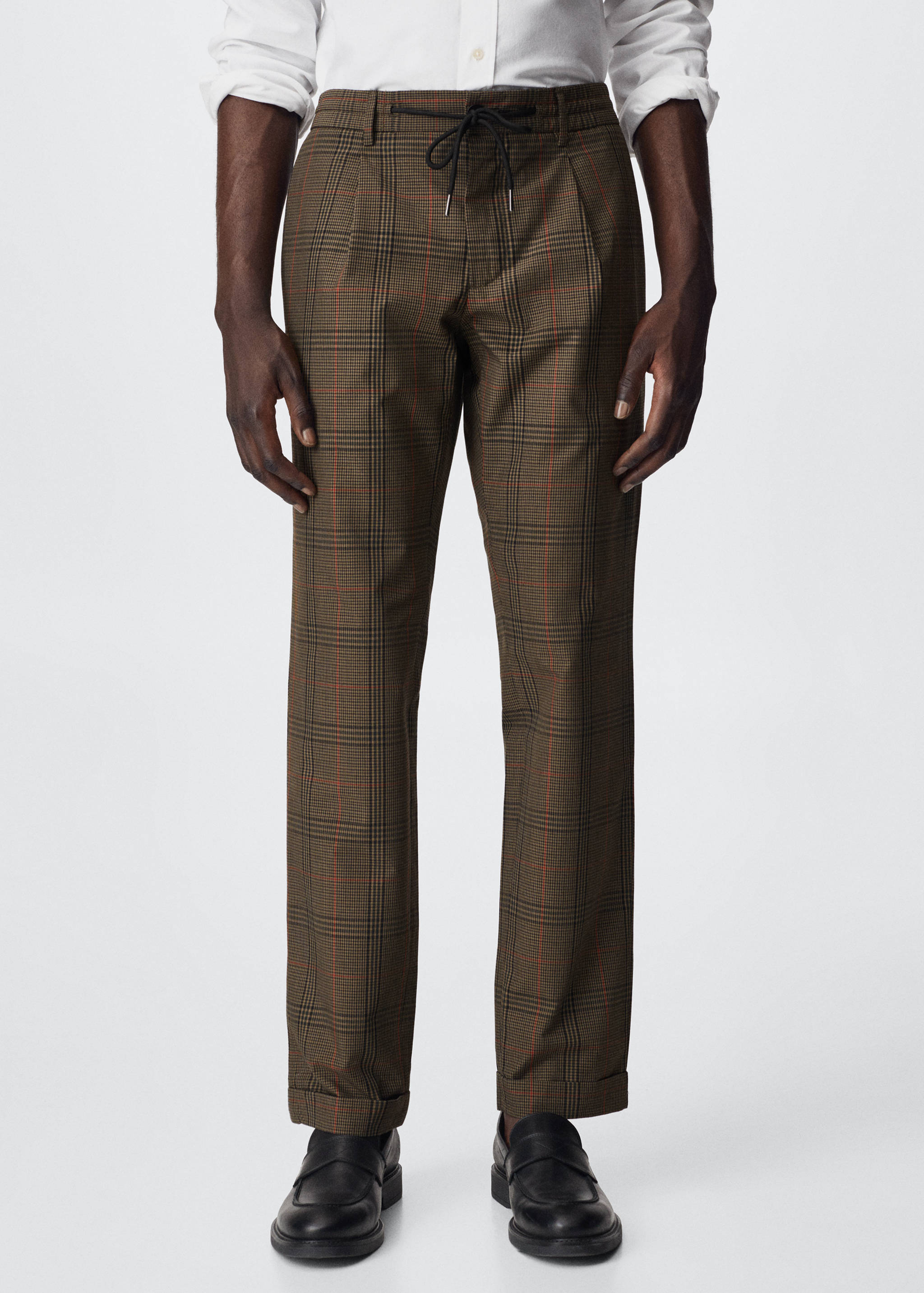 Check joggers  - Medium plane