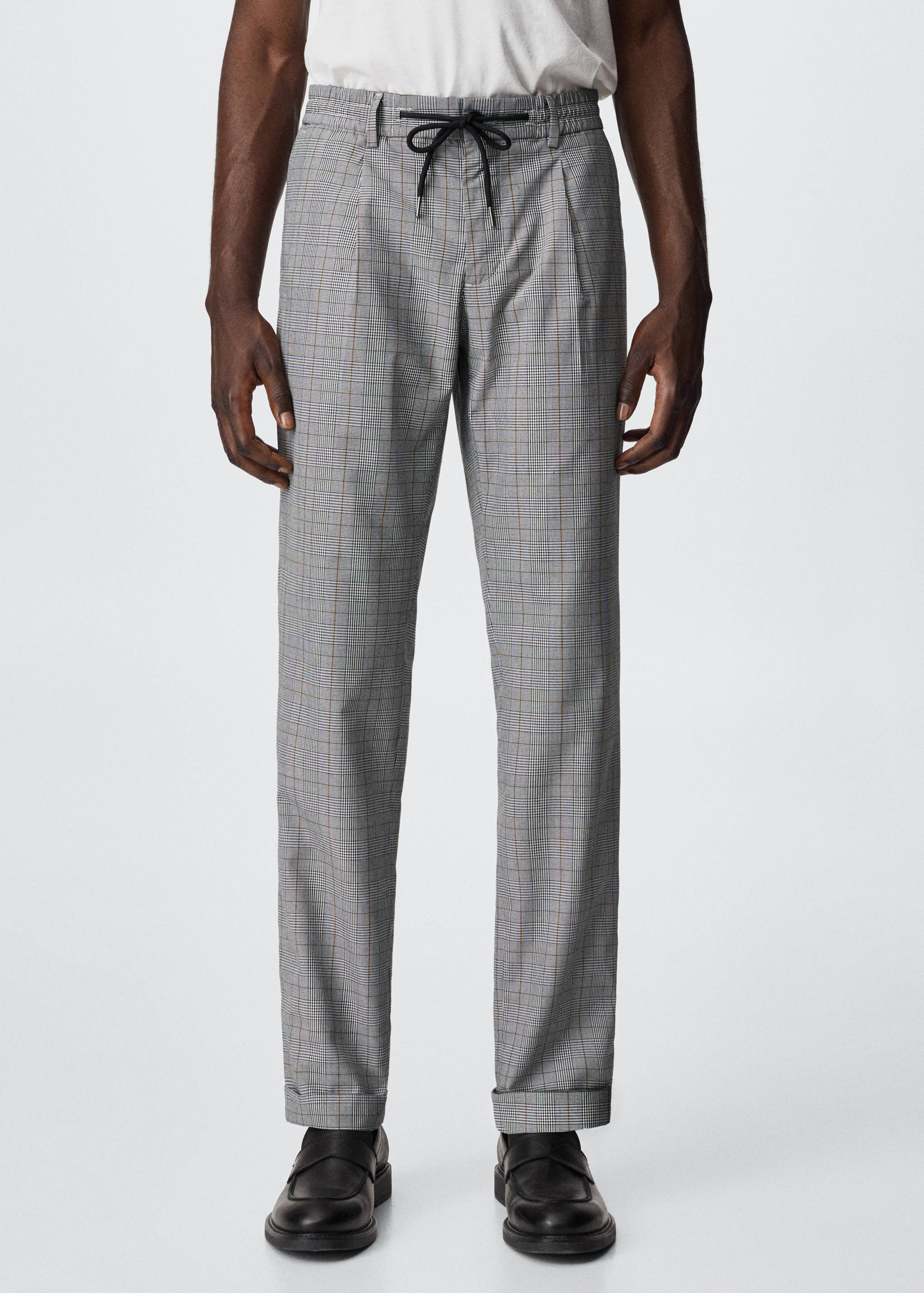 Check joggers  - Medium plane