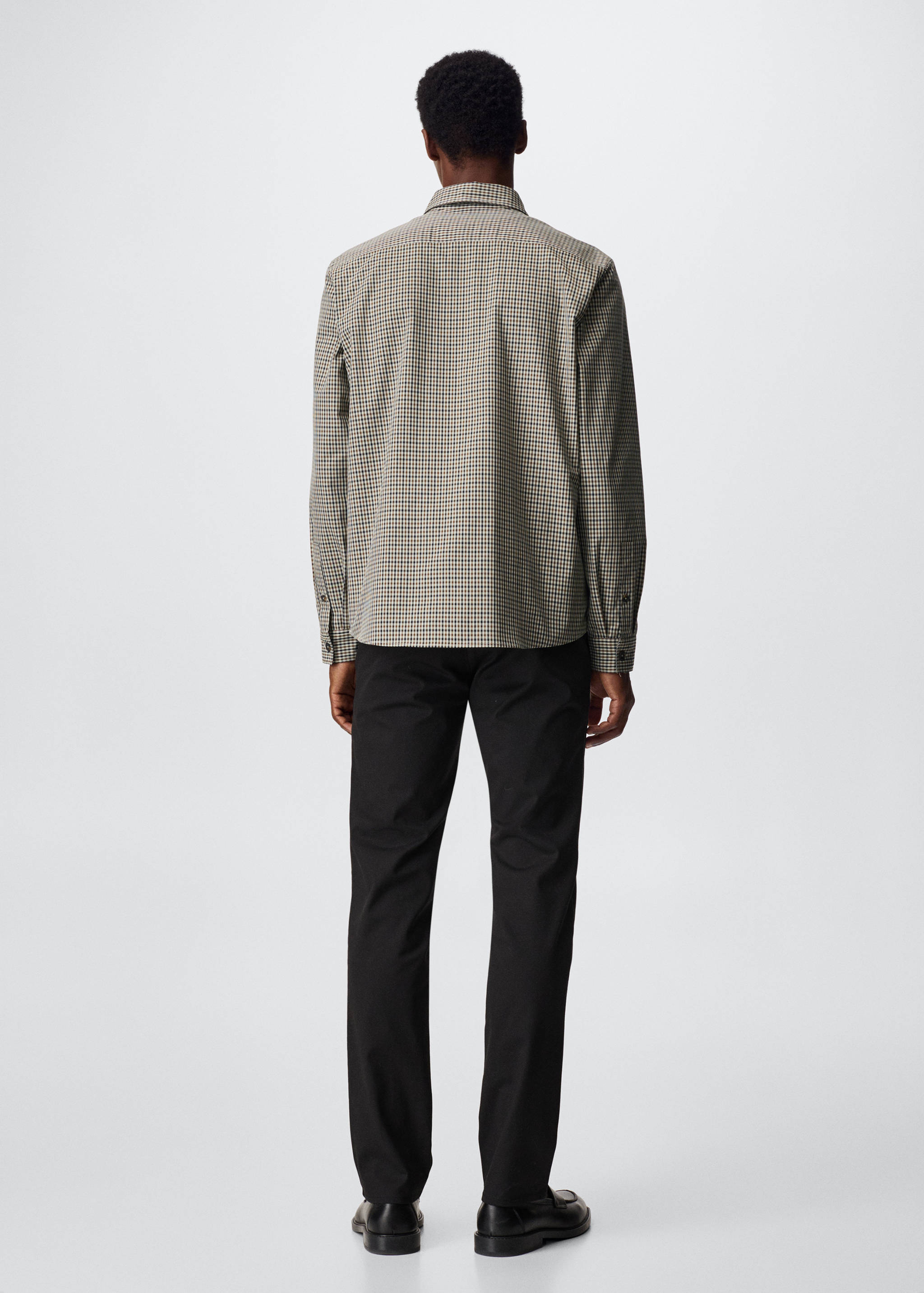 Overshirt mit Vichy-Karomuster - Rückseite des Artikels