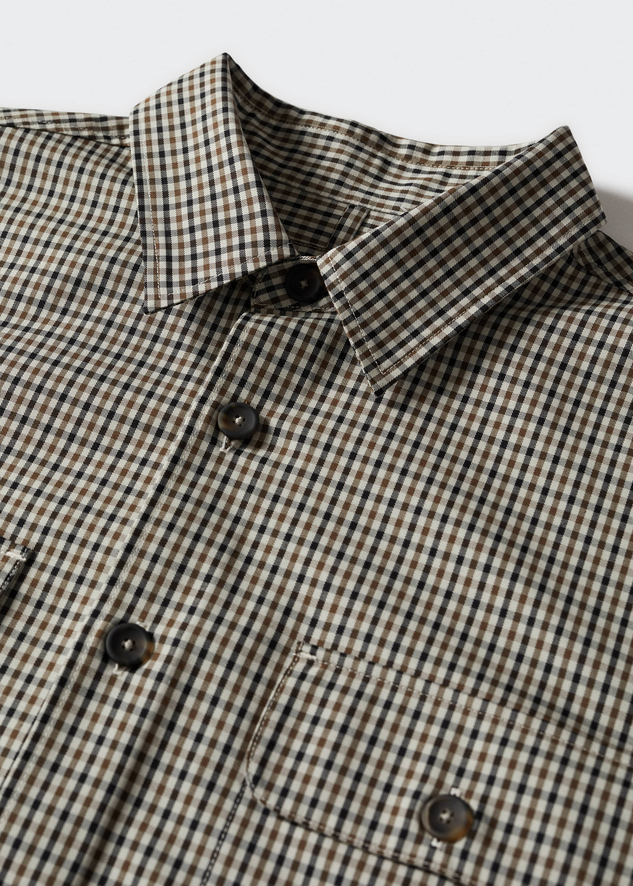Overshirt mit Vichy-Karomuster - Detail des Artikels 8