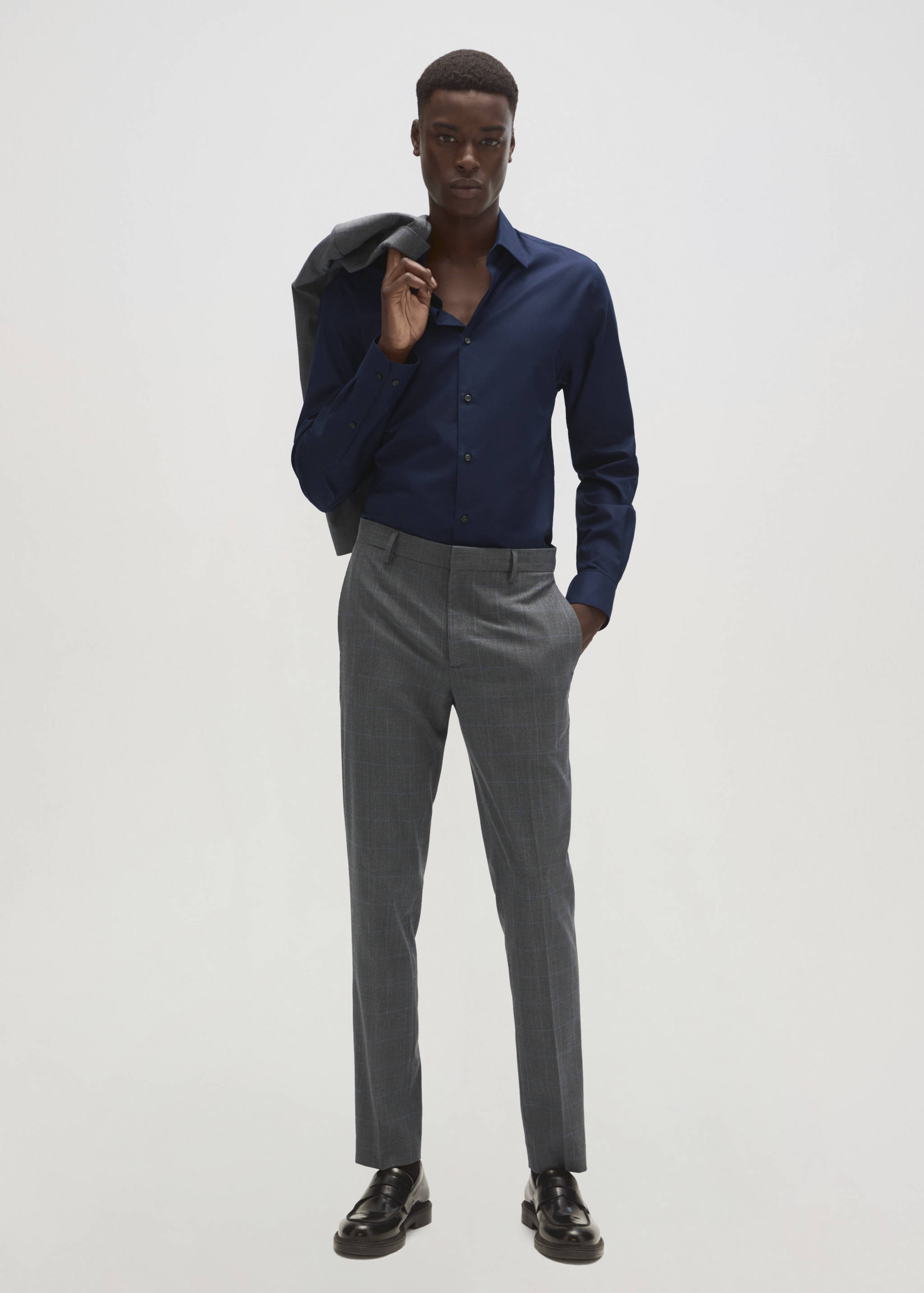 Slim Fit-Hemd aus Baumwolle - Detail des Artikels 7