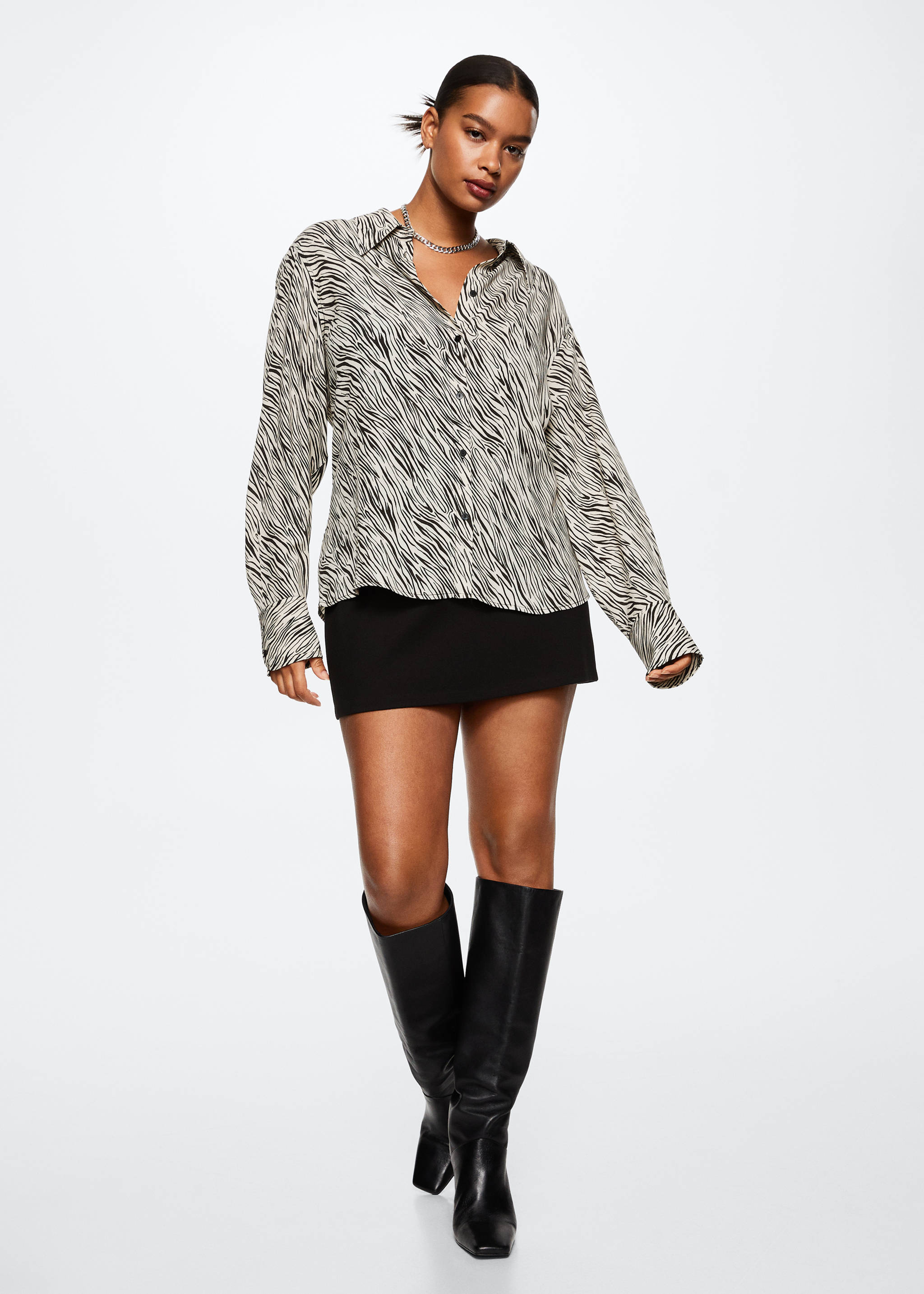 Animal print shirt - Details of the article 3