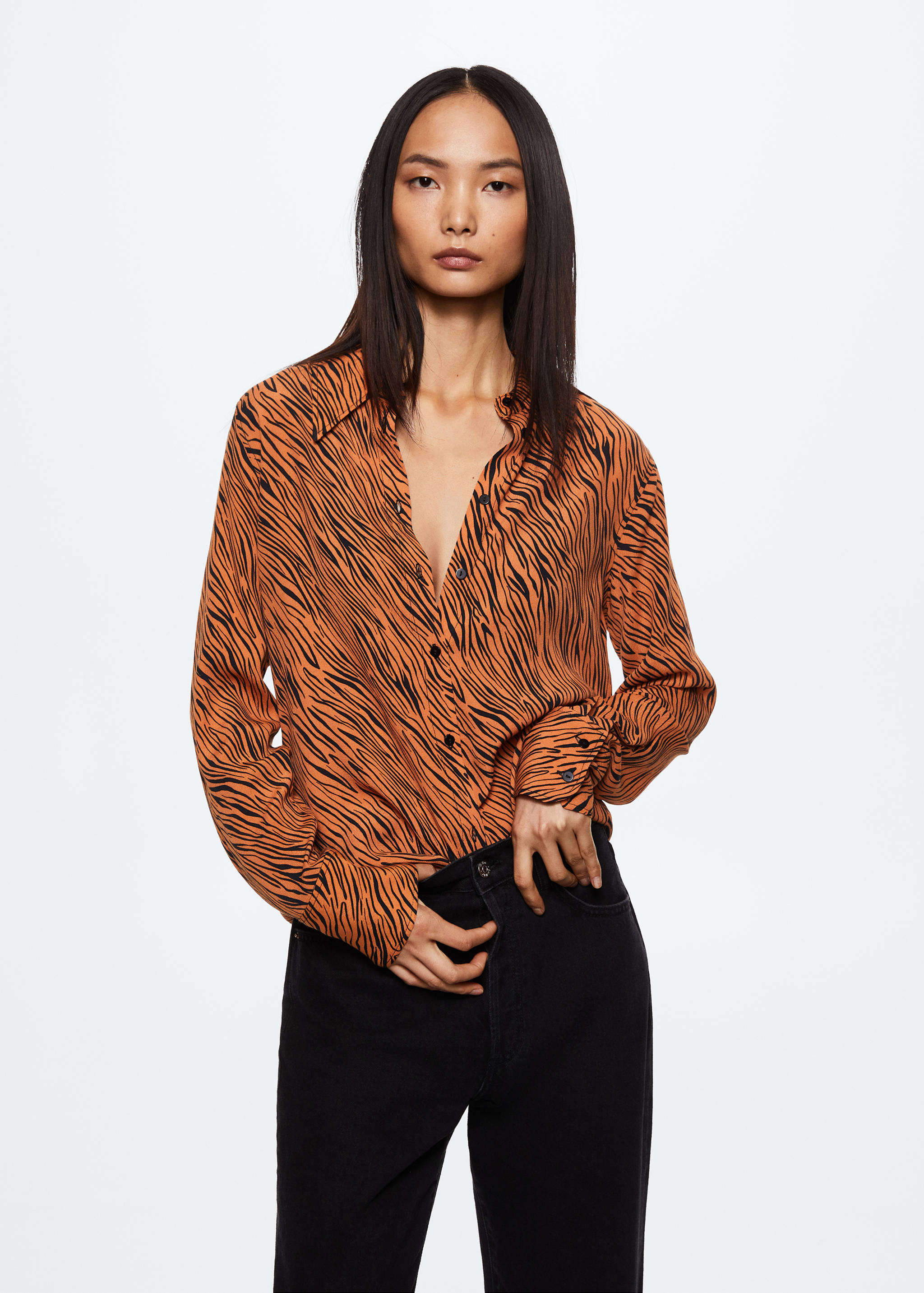Animal print shirt - Medium plane